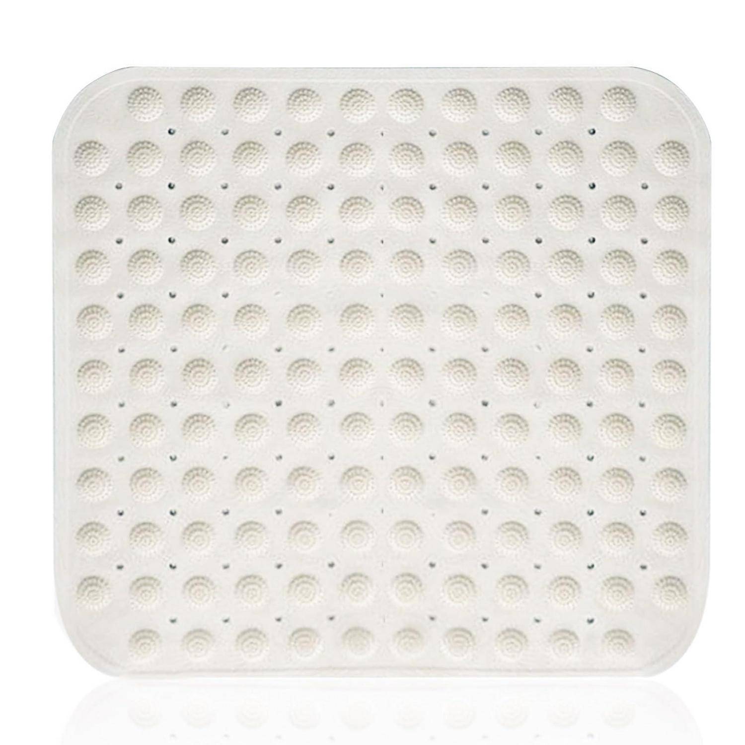 Duschmatte 48x48cm rutschfest mit Massagefunktion Weiß