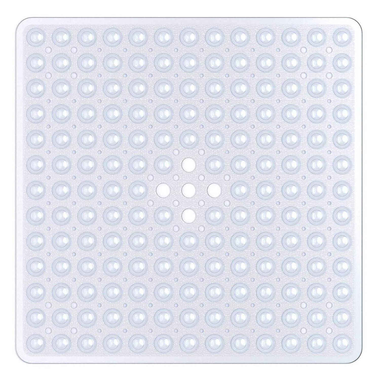Ein 12x12-Blisterpaket mit Pillen, wobei die meisten Mulden mit weißen Pillen gefüllt sind, außer mehreren leeren Stellen, die ein kleines Kreuz in der Nähe der Mitte bilden.