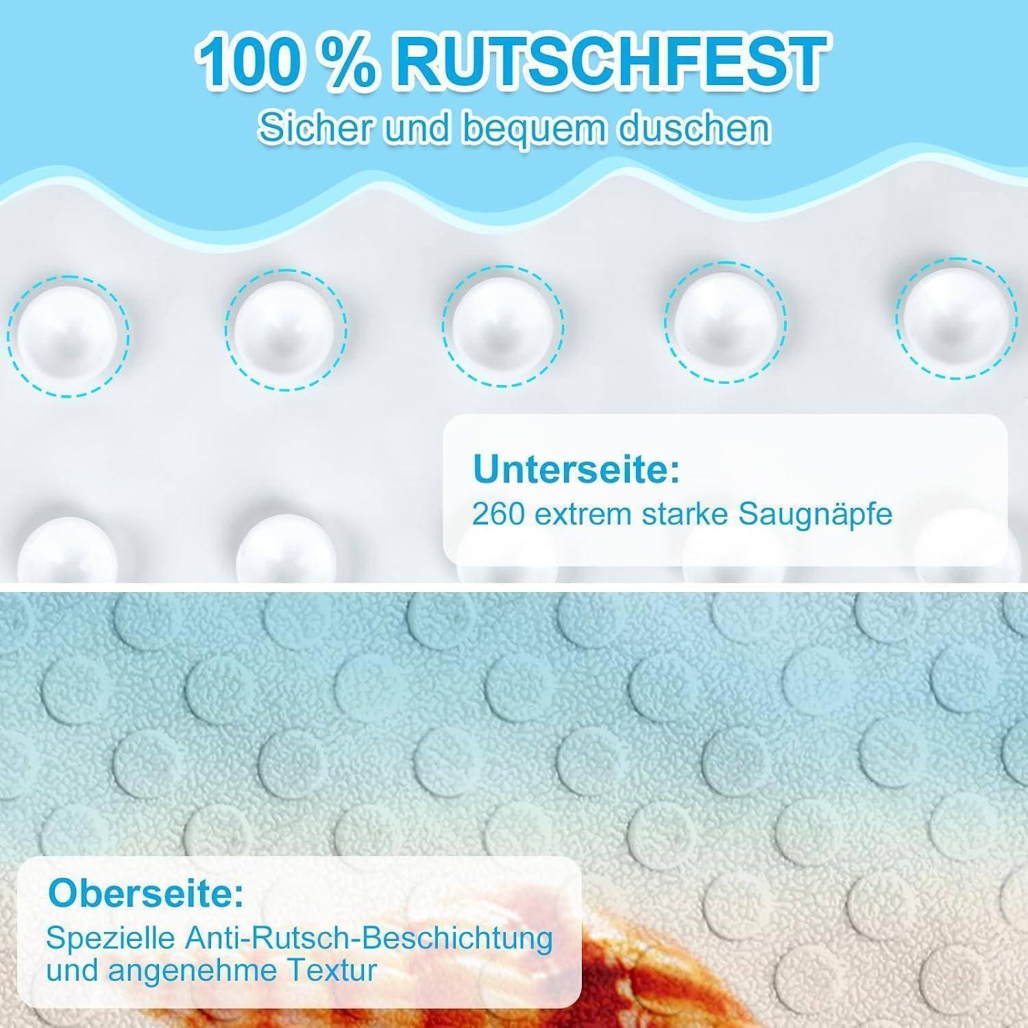 Produktgrafik einer Badezimmermatte mit 