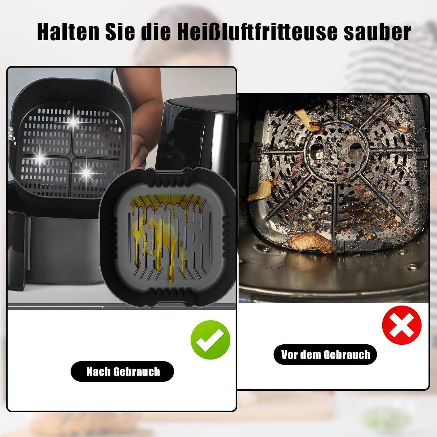 Heißluftfritteuse Zubehör Set 19tlg. für Philips HD9270/90 HD9285/90