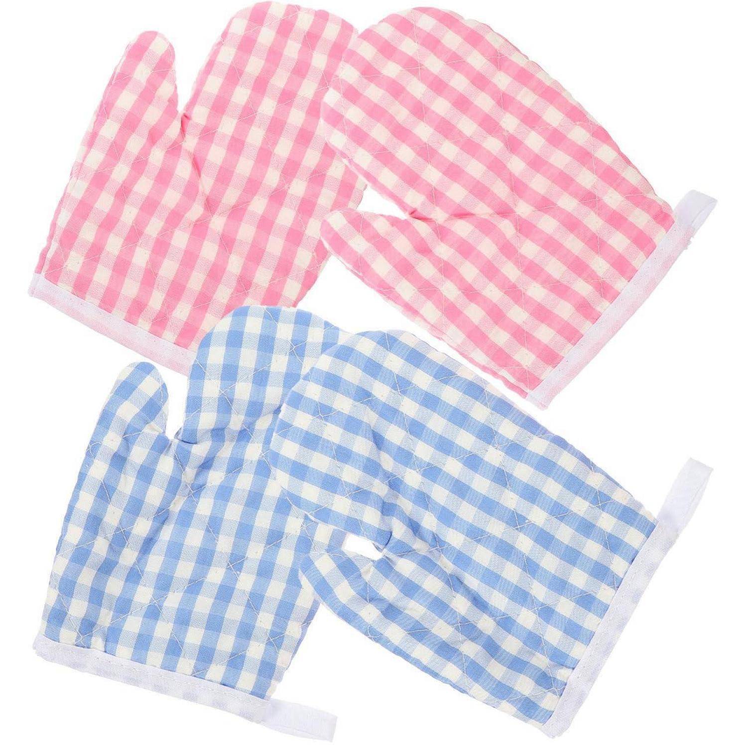 Cabilock Ofenhandschuhe 4er Set Hitzeschutz Polyester
