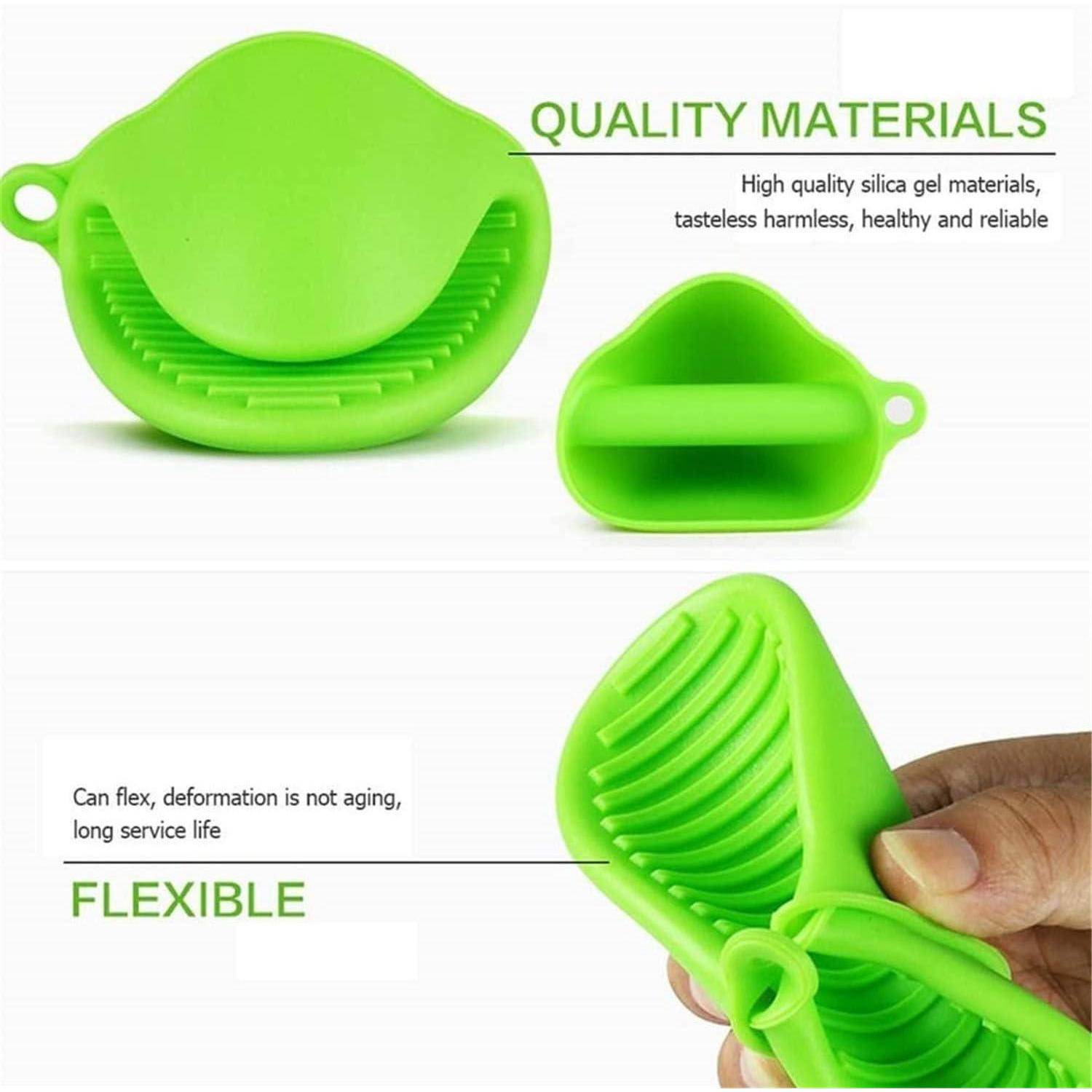 Silikon-Topfhandschuhe hitzebeständig bis 230°C Grün 1 Stück