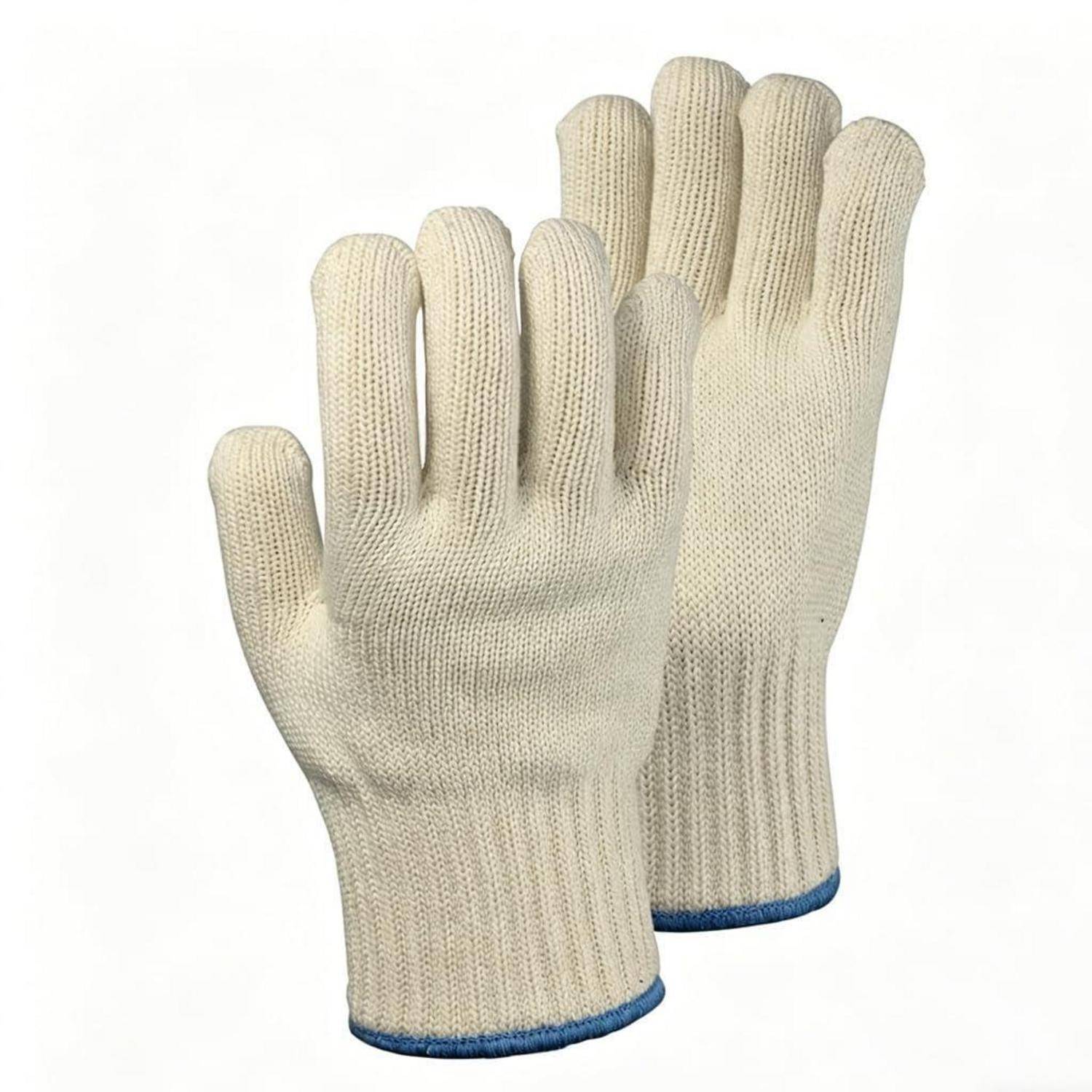 Ofenhandschuhe Hitzebeständig Doppelt Isoliert Cremeweiß