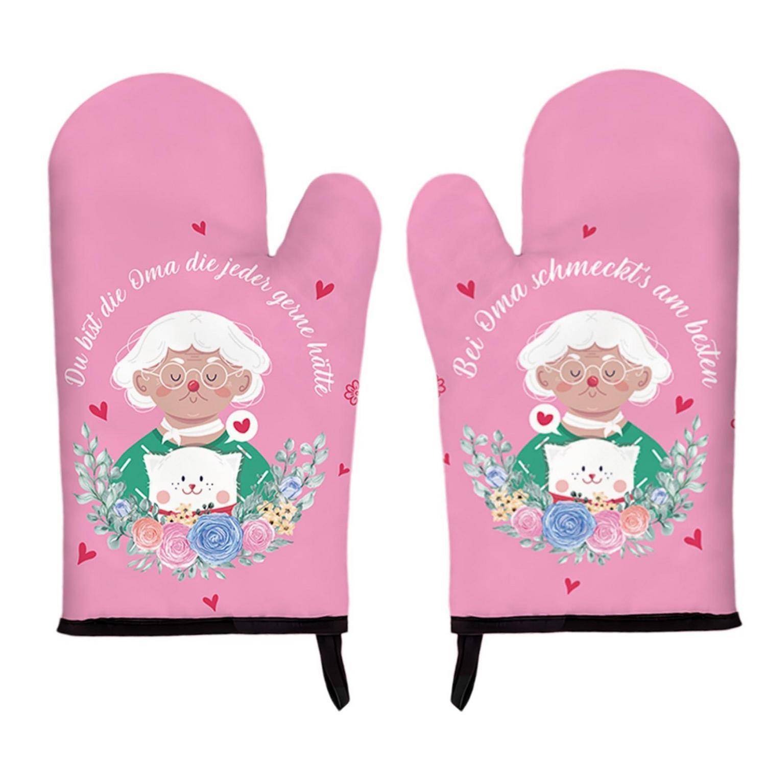 Ofenhandschuhe hitzebeständig für Oma