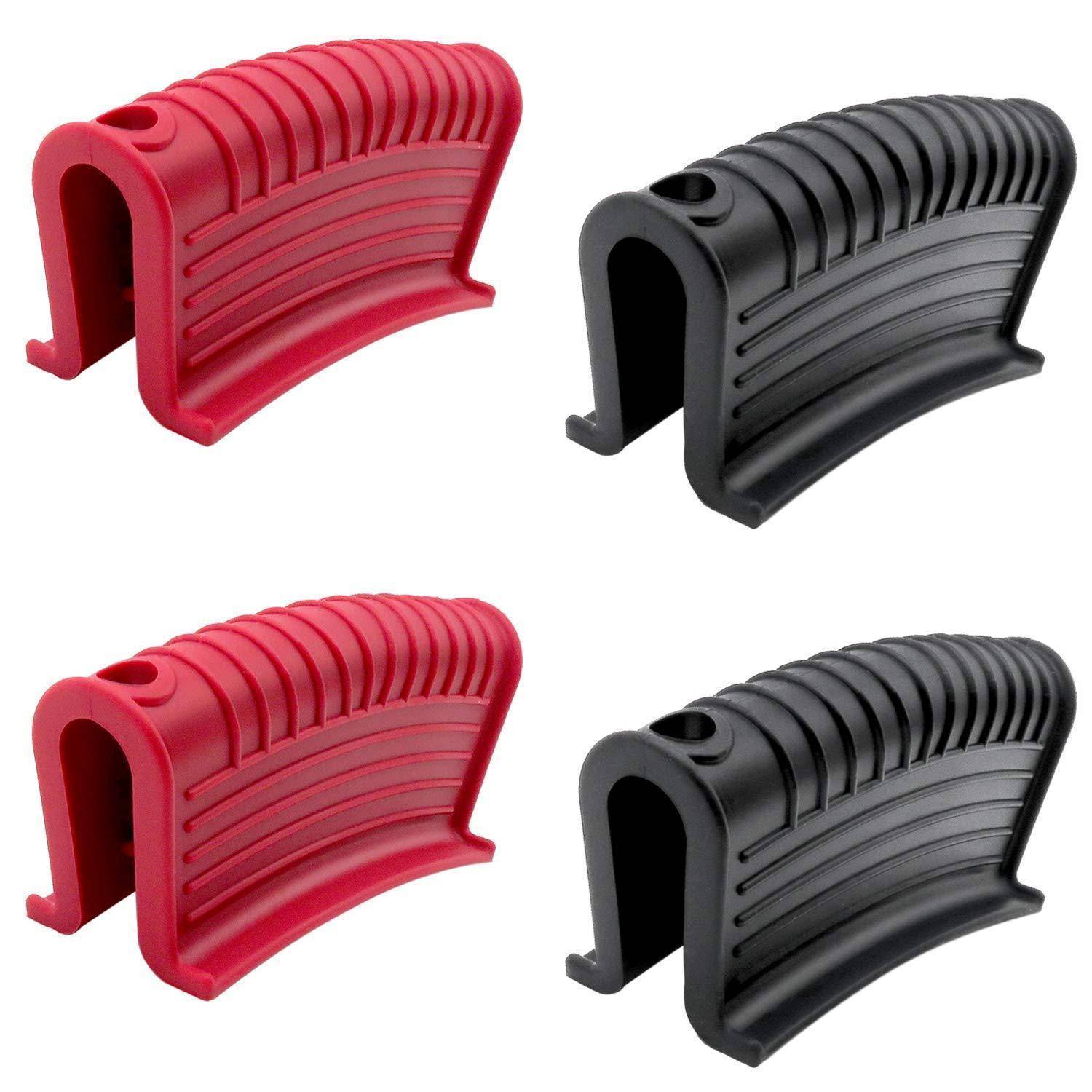 Silikon Topflappenhalter 4er-Pack hitzebeständig bis 250°C