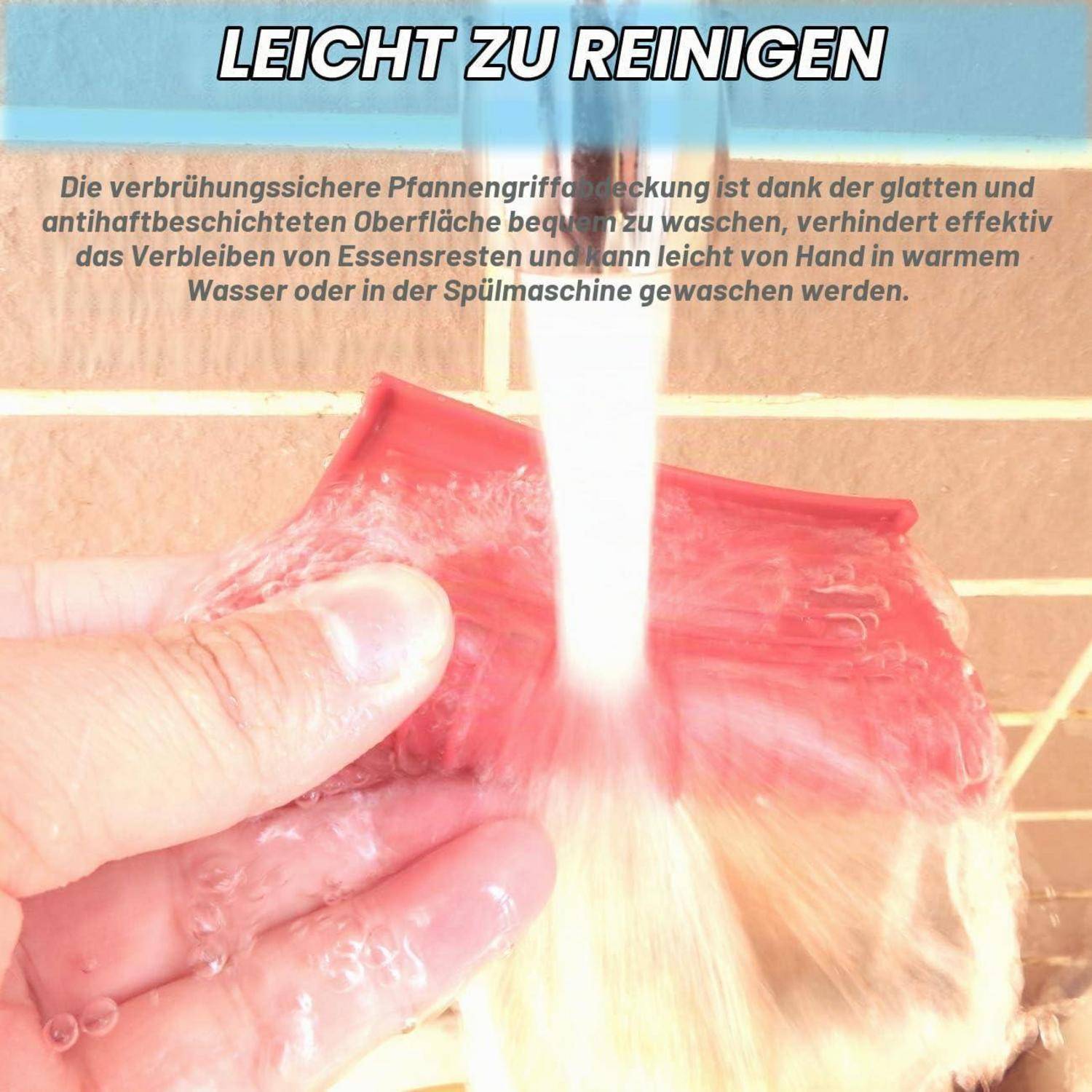 Silikon Topflappenhalter 4er-Pack hitzebeständig bis 250°C