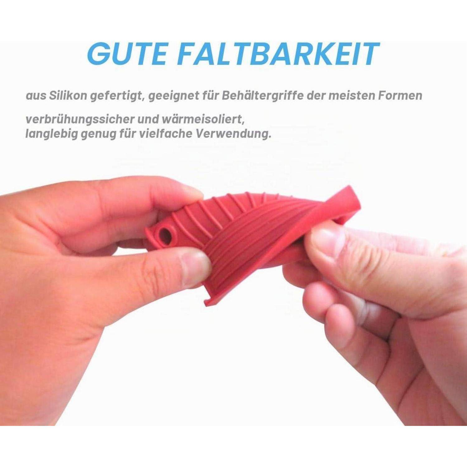 Silikon Topflappenhalter 4er-Pack hitzebeständig bis 250°C