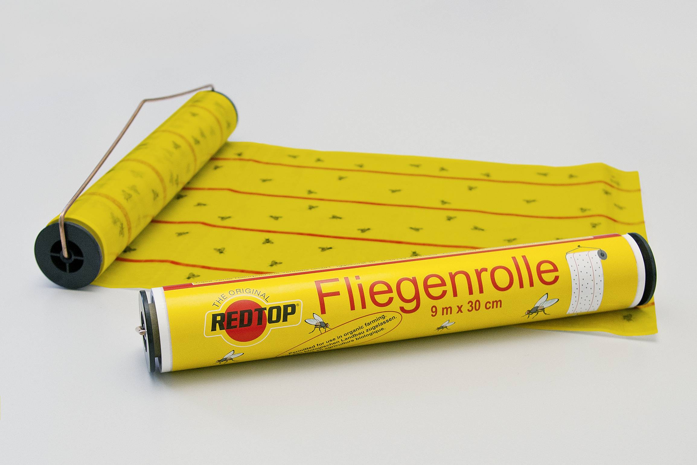RedTop Fliegenrolle, Insektenfalle, Fliegenköder 9 m