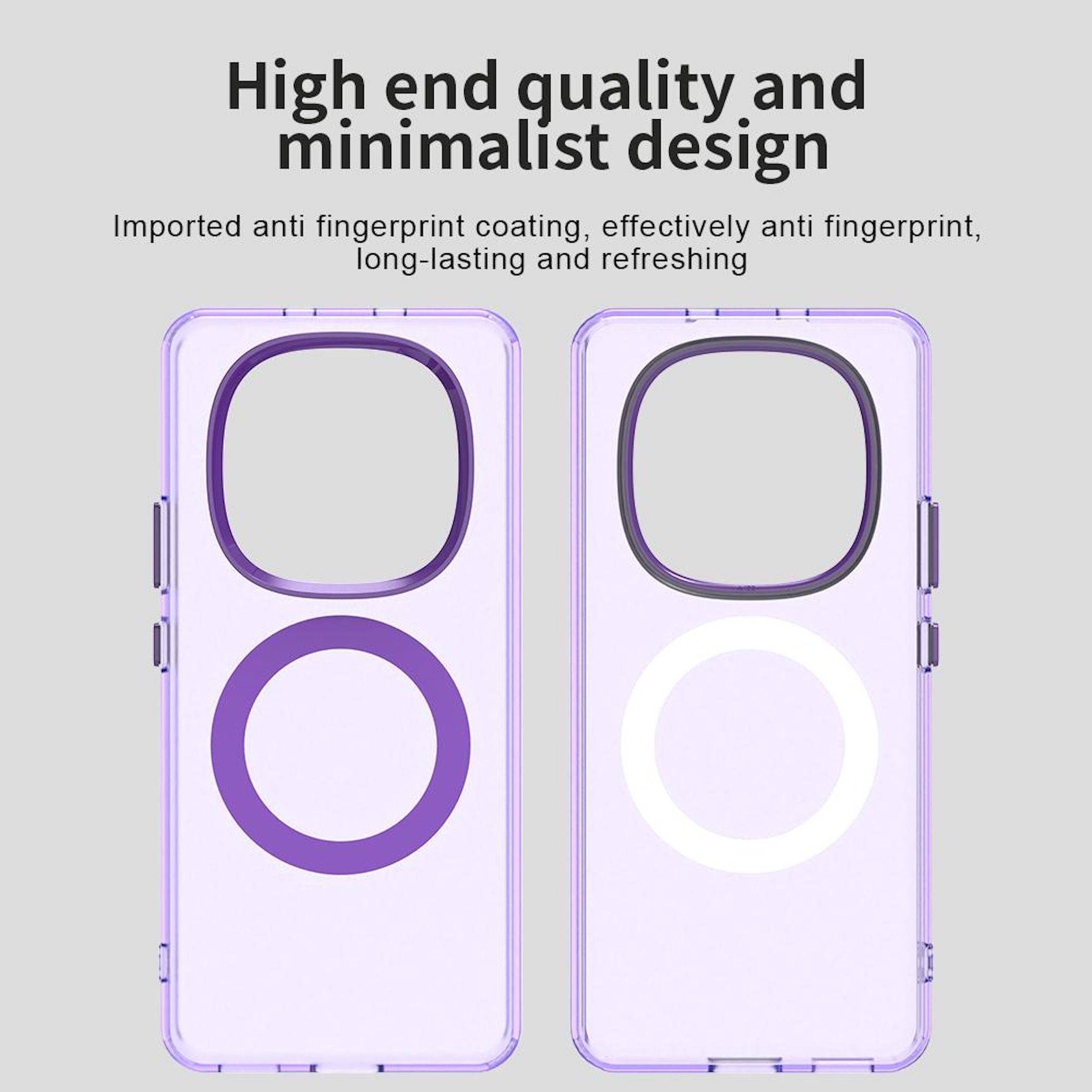 Für Xiaomi Redmi Note 15 5G Candy Design Magsafe Hybrid TPU Schutz Hülle Lila