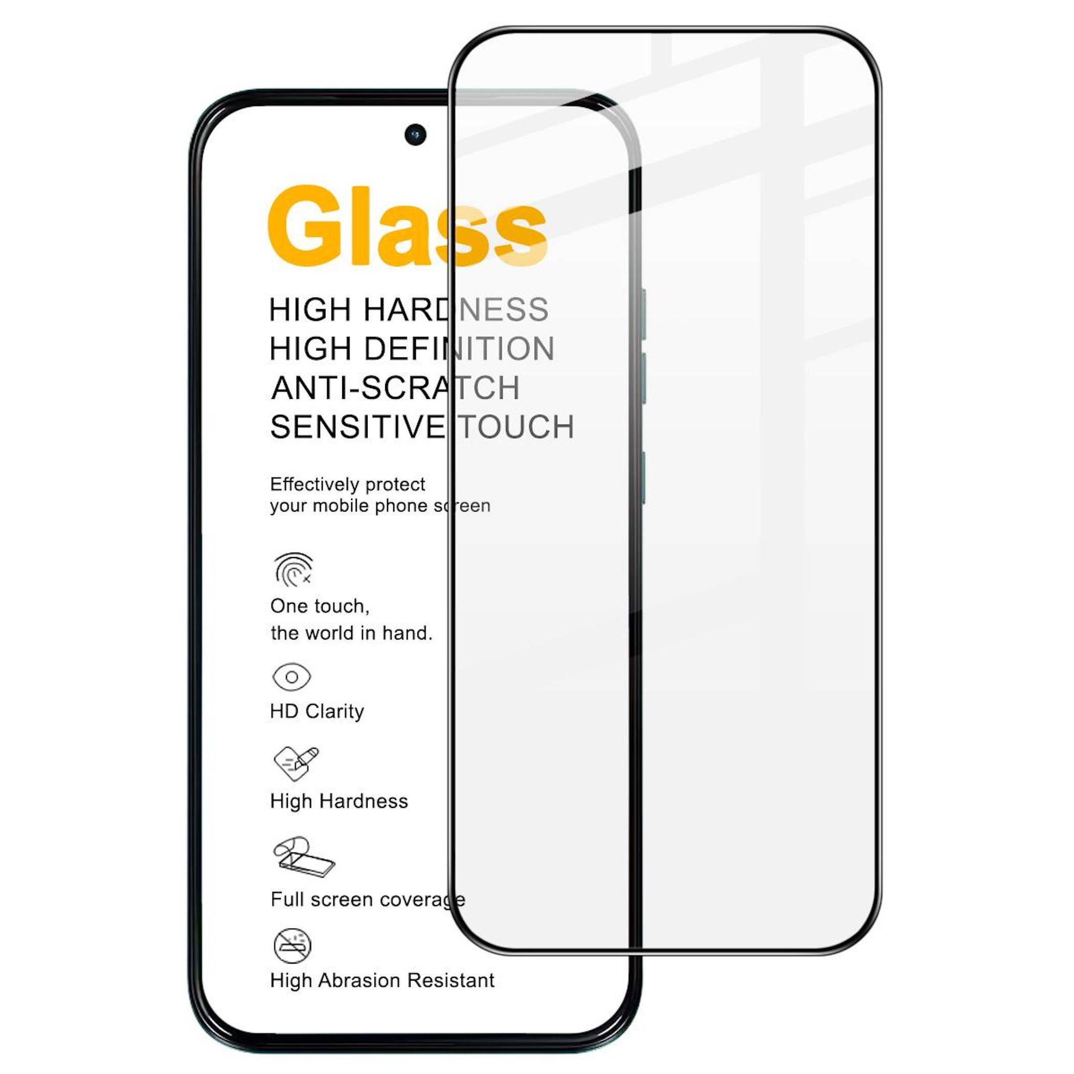 Illustration eines Smartphone-Displayschutzes mit der Bezeichnung 