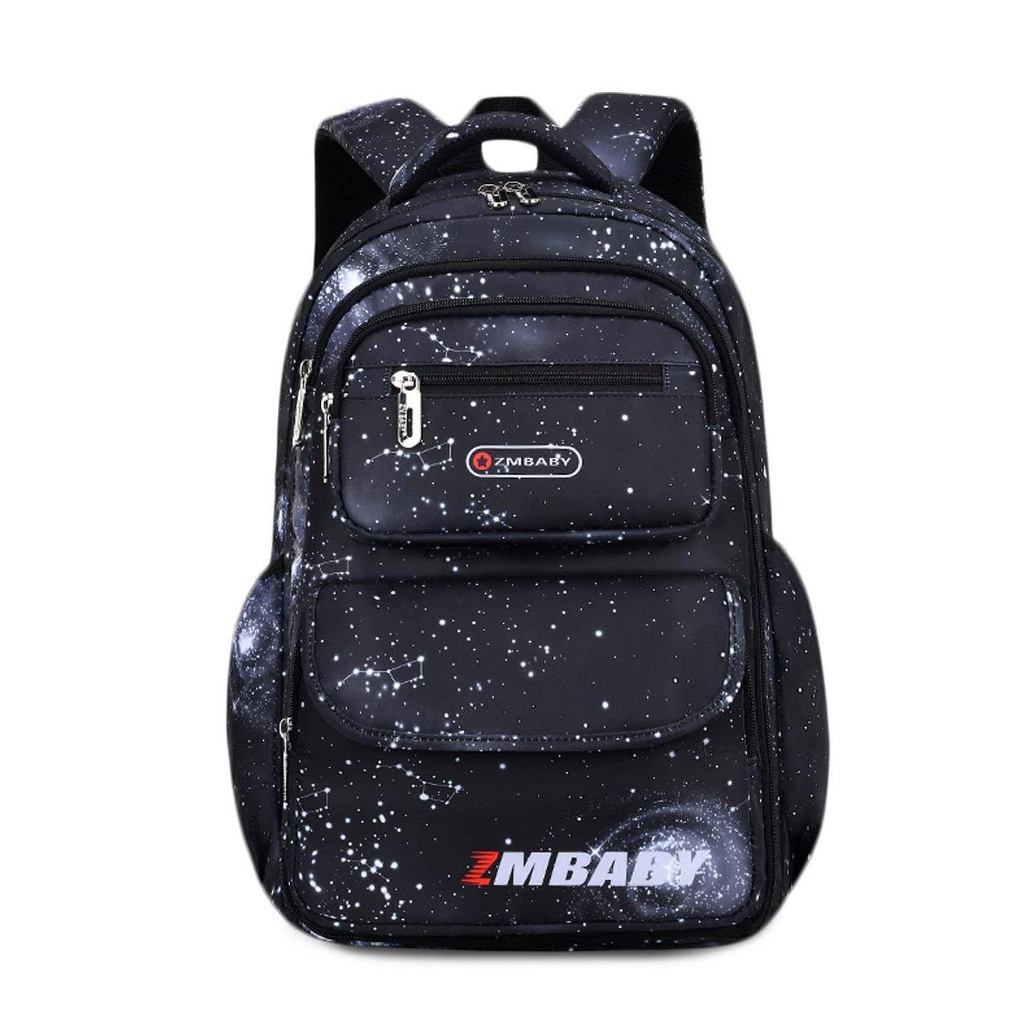 Kinderrucksack wasserdicht Nylon Schwarz L