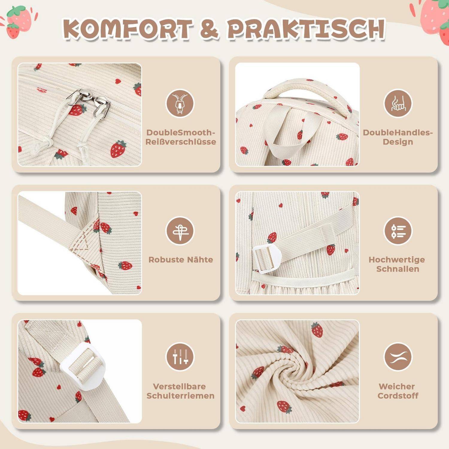 Infografik mit dem Titel „KOMFORT & PRAKTISCH