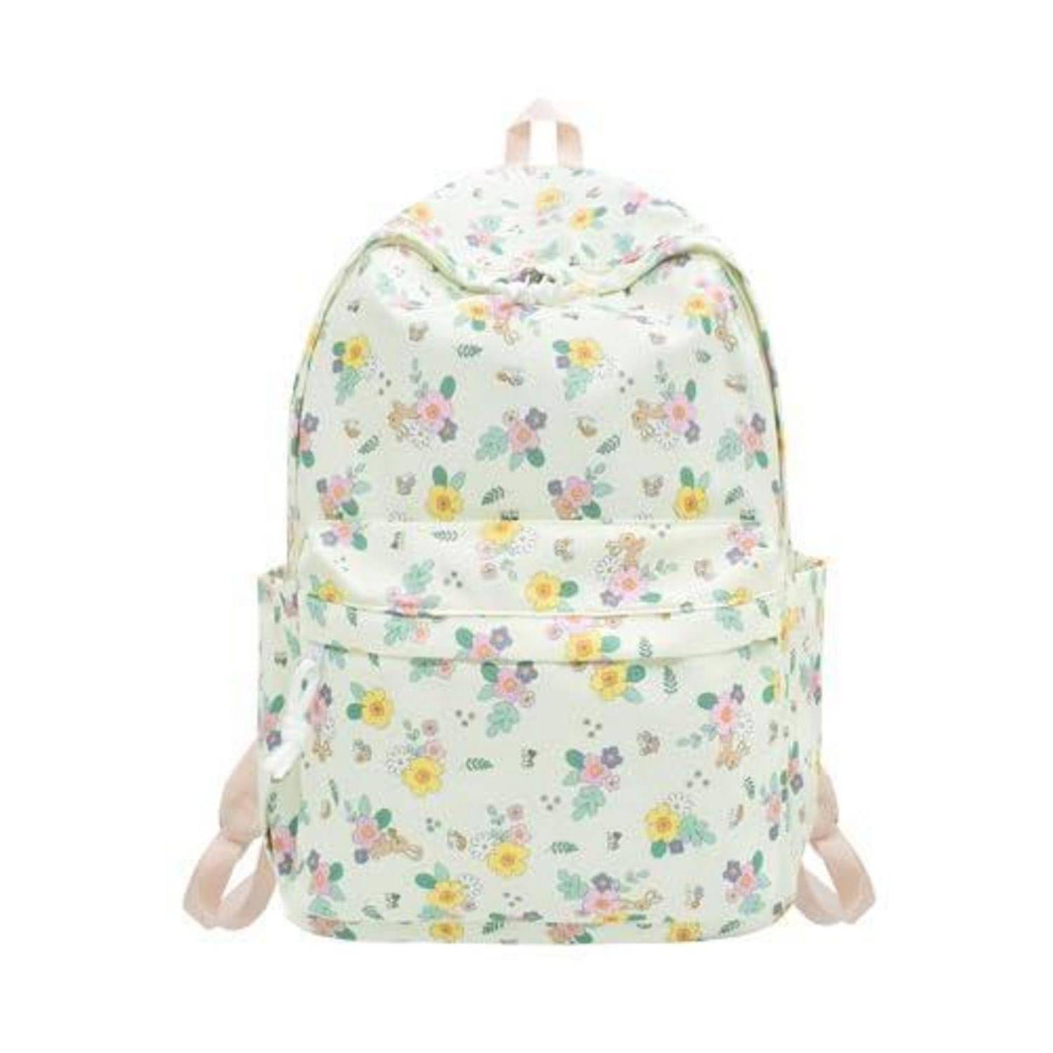 Damen Rucksack Nylon 319flowers Schulrucksack Casual Travel Daypack