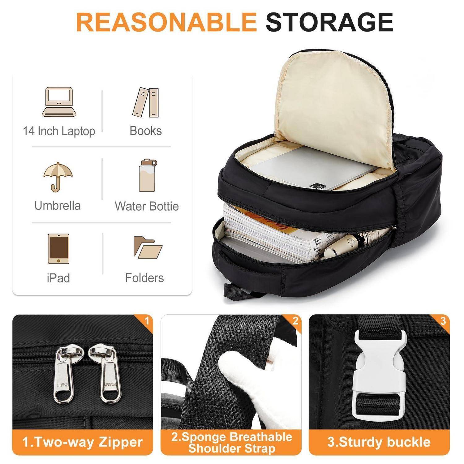 Rucksack mit „ausreichend Stauraum