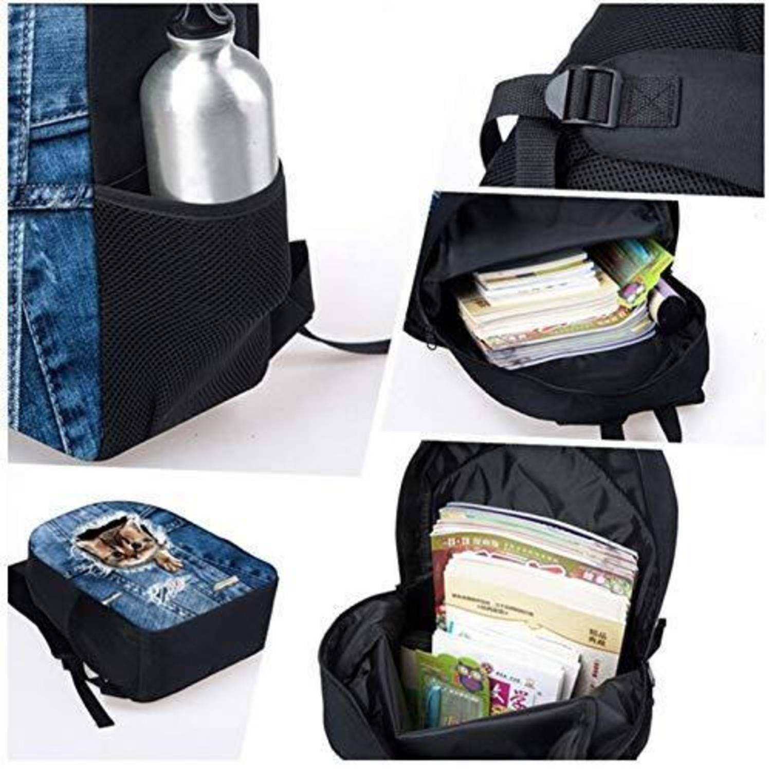 Belidome Kinderrucksack Klaviertastatur 43,9x27,9x13cm Polyester