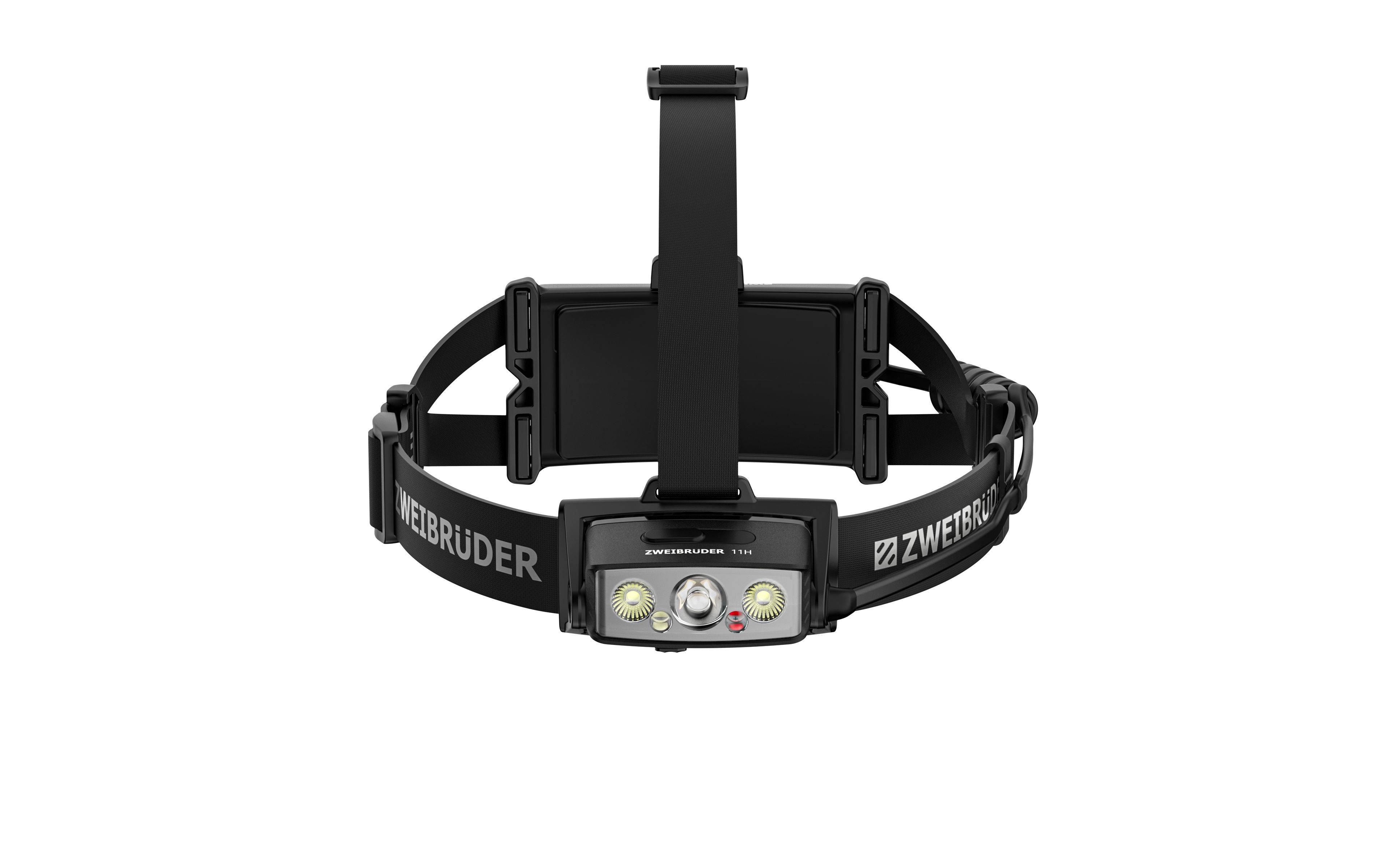 Zweibrüder ZB11H LED Stirnlampe aufladbar 2500 Lumen USB- C