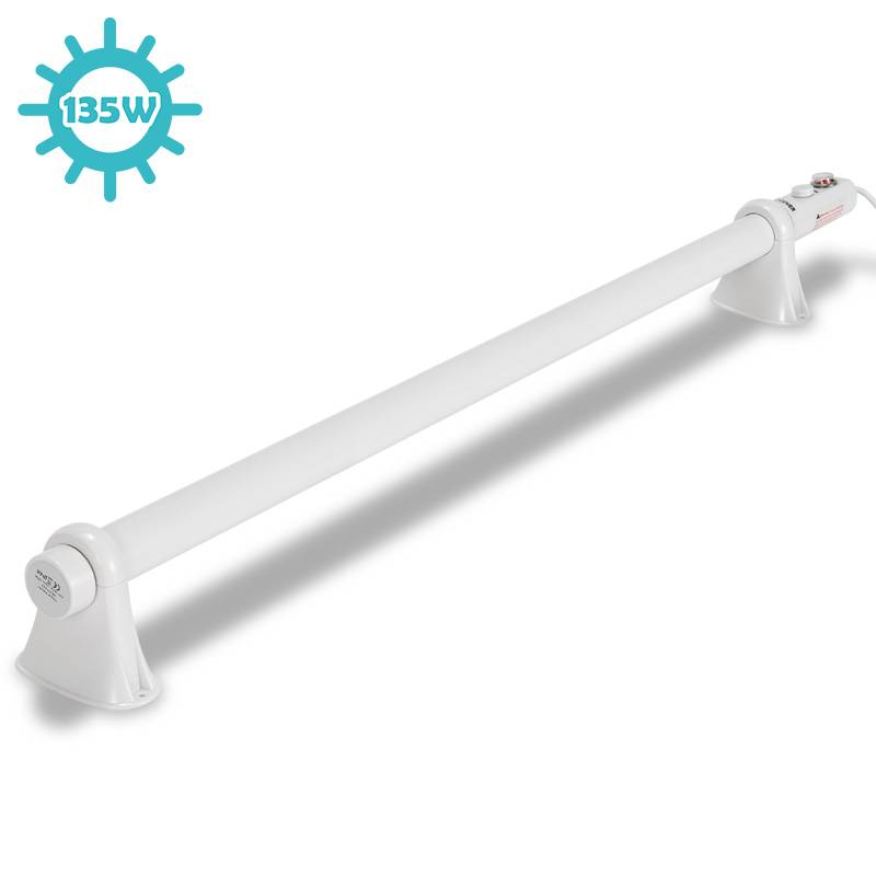 Elektrische Gewächshausheizung 135 W, Rohrheizung 1000 mm
