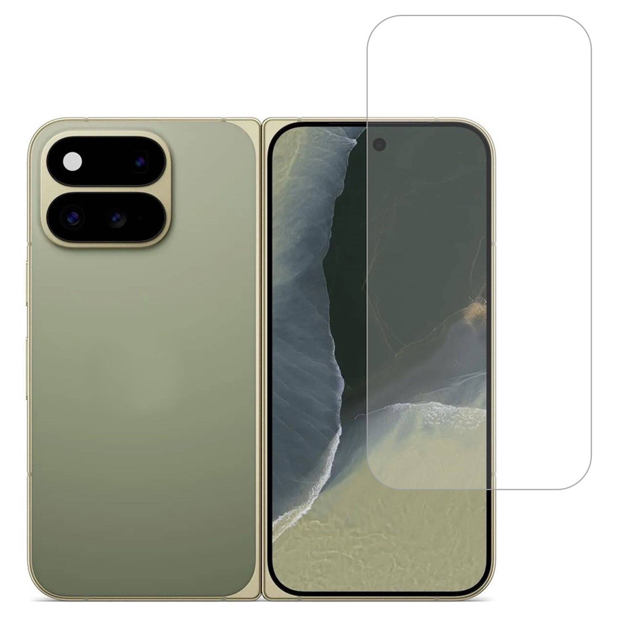Schutzglas Displayschutz für Google Pixel 11 Pro Fold 9H Hartglas Anti Kratzer
