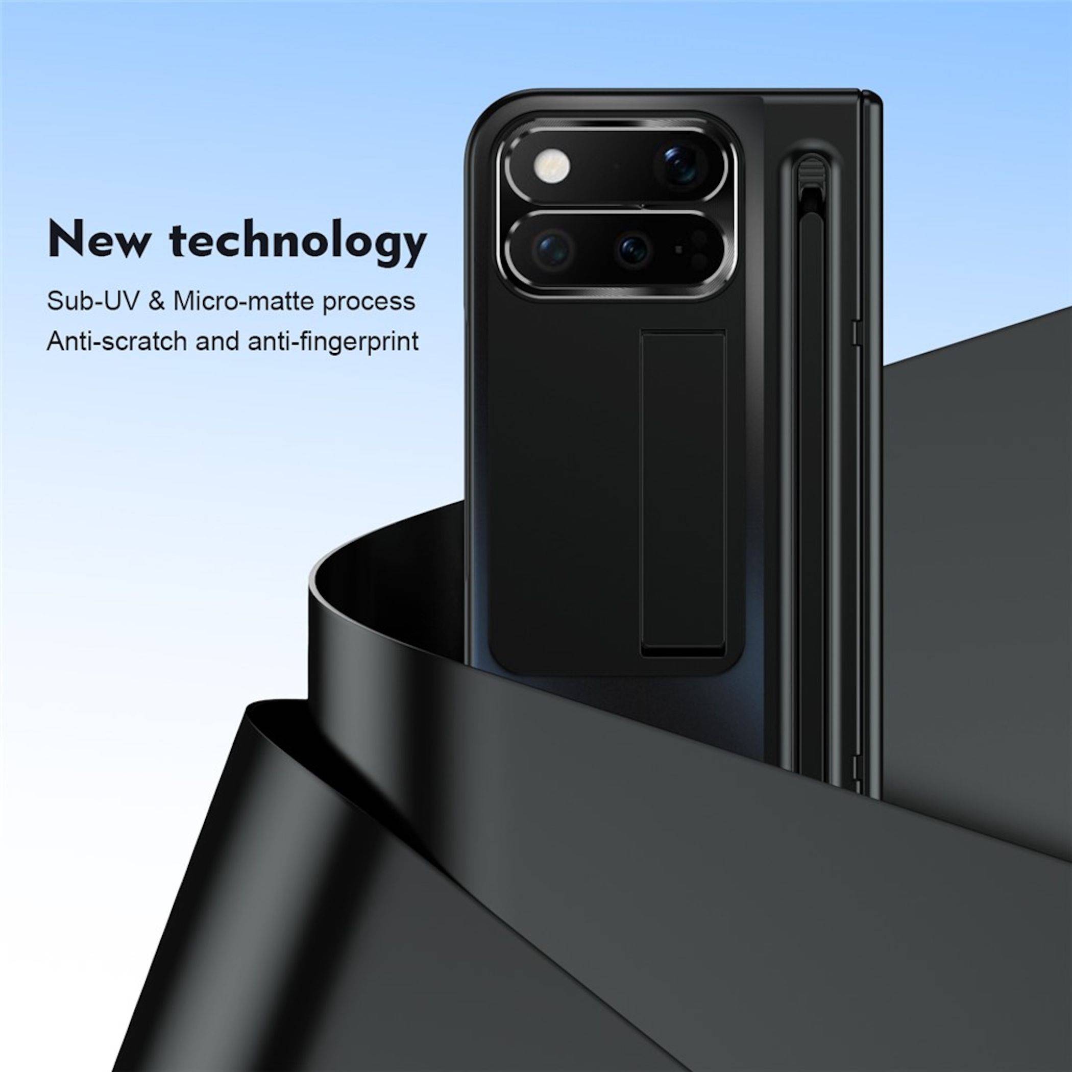Handyhülle + 9H Schutzglas + Stift für Google Pixel 11 Pro Fold Full Cover