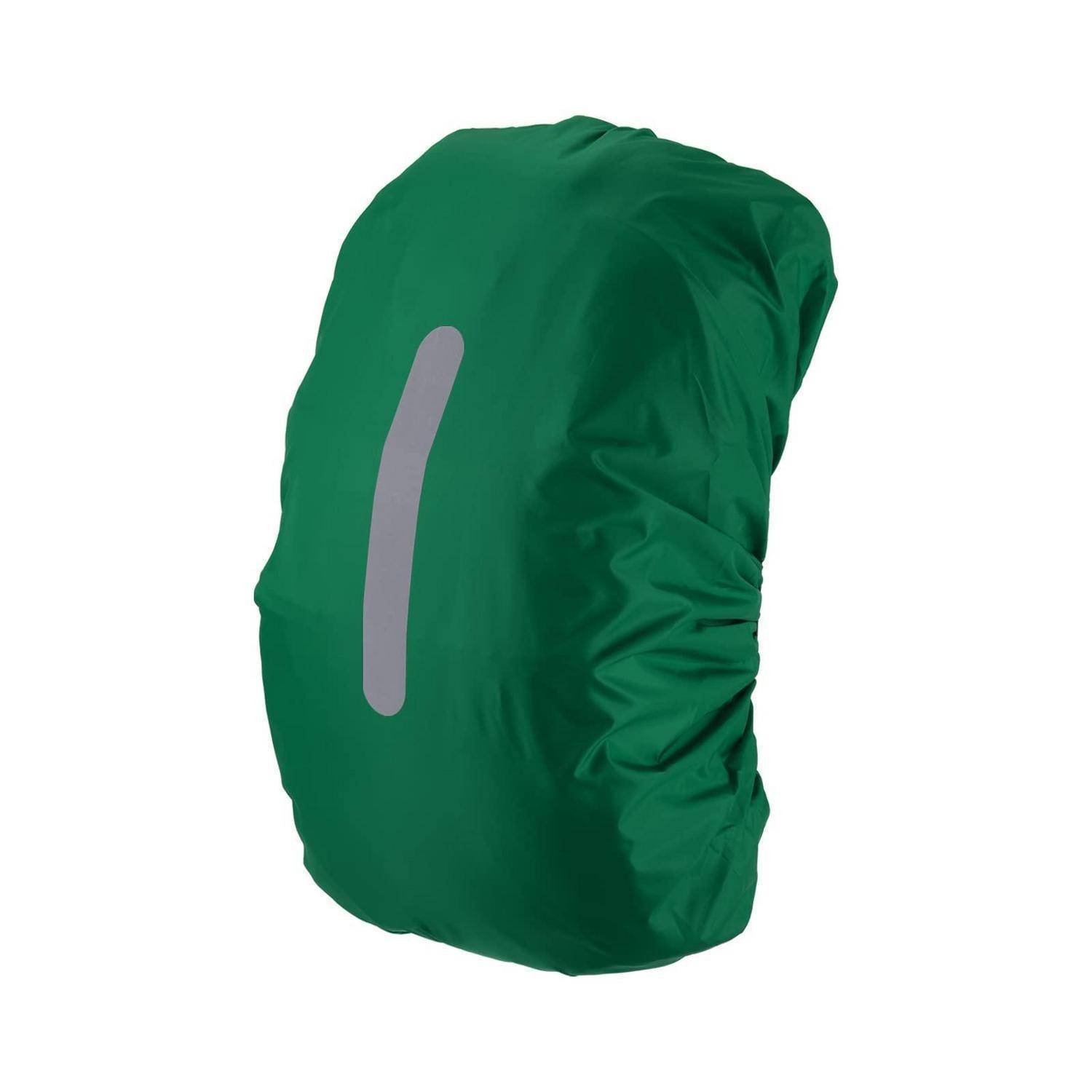 Rucksack Regenhülle XS Dunkelgrün 15-25L Reflektoren