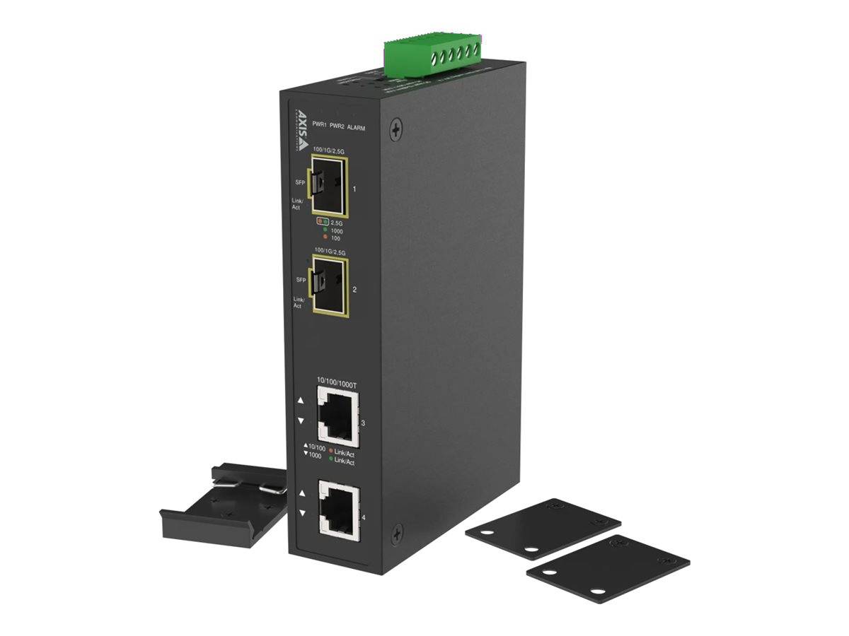 Axis TU8008 - Medienkonverter - 1GbE - 10/100/1000Base-T - RJ-45 / SFP (mini-GBIC)