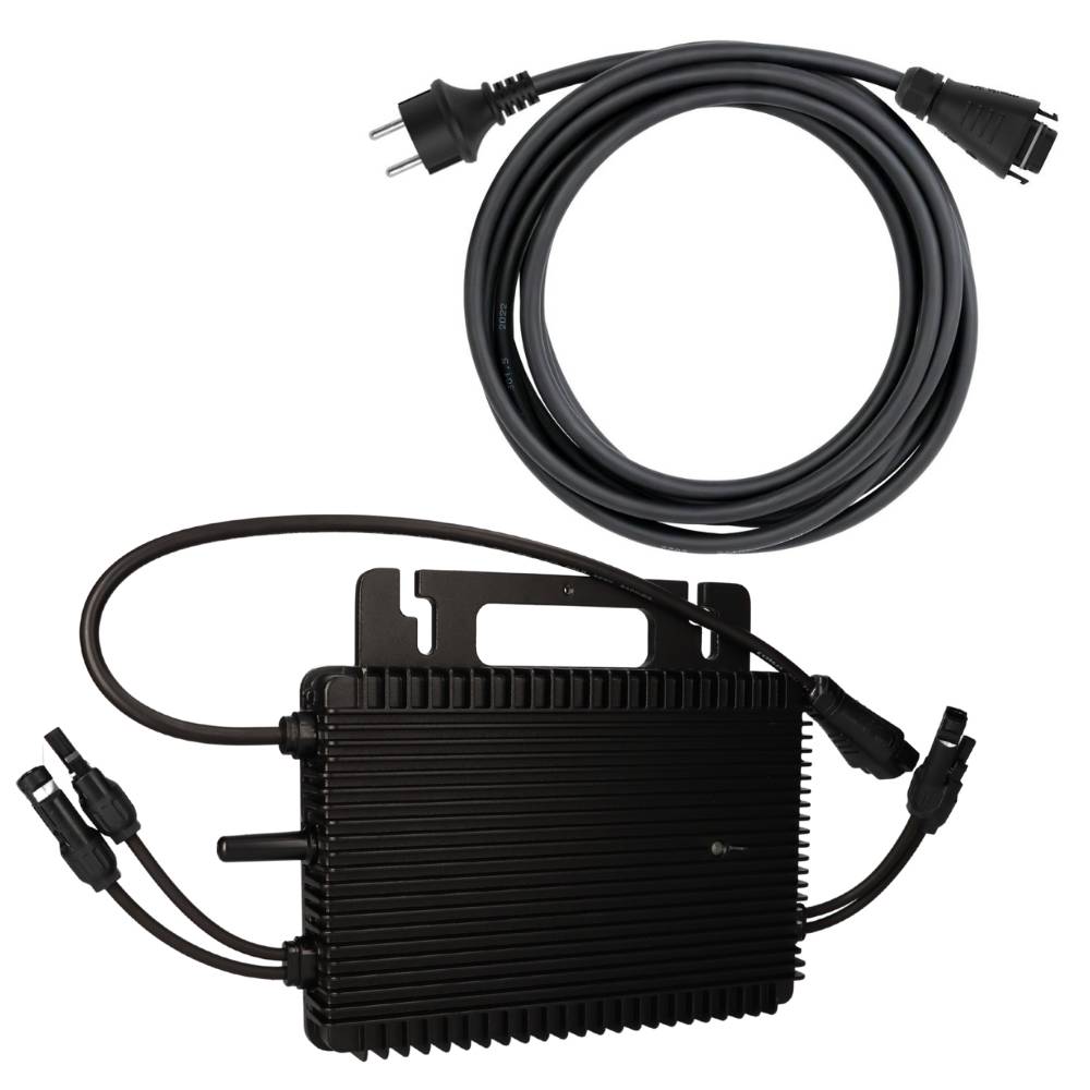 Hoymiles Mikrowechselrichter HMS-800W-2T + Anschlusskabel 15m 0% MwSt nach §12 Abs. 3 UstG