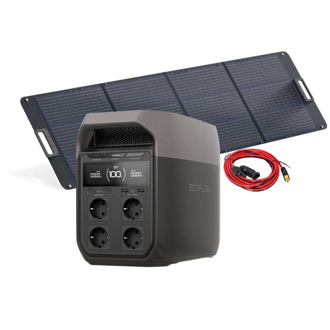 EcoFlow Set Delta 3 Powerstation und 200 Watt Solarmodul 0% MwSt nach §12 Abs. 3 UstG