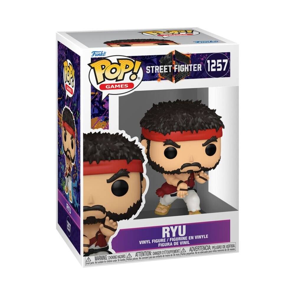 Funko Pop! Games Street Fighter Figur von Ryu in einer Displaybox, Nummer 1257.