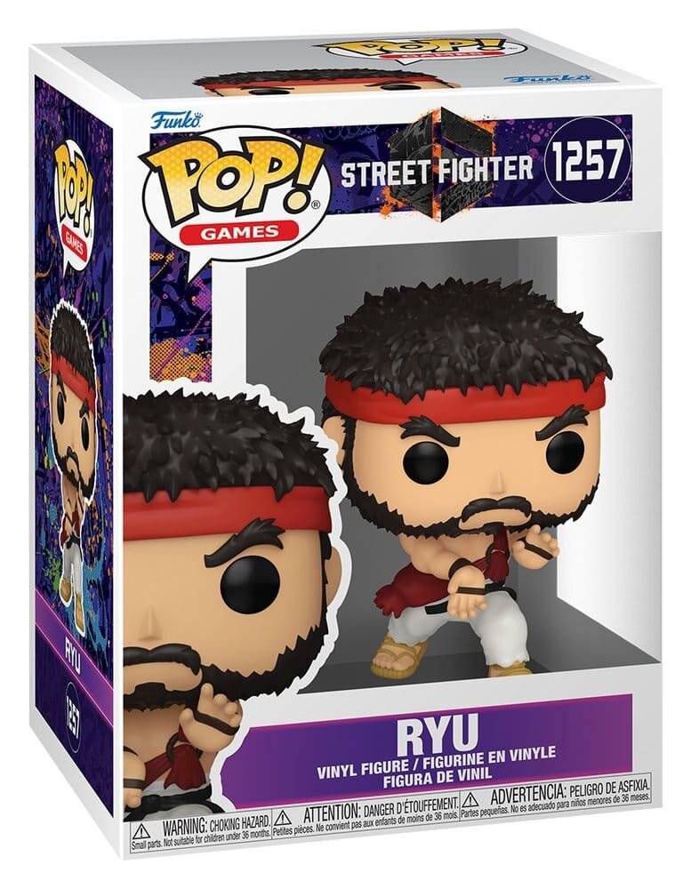 Funko Pop! Games Street Fighter Figur von Ryu in der Box, Nummer 1257.