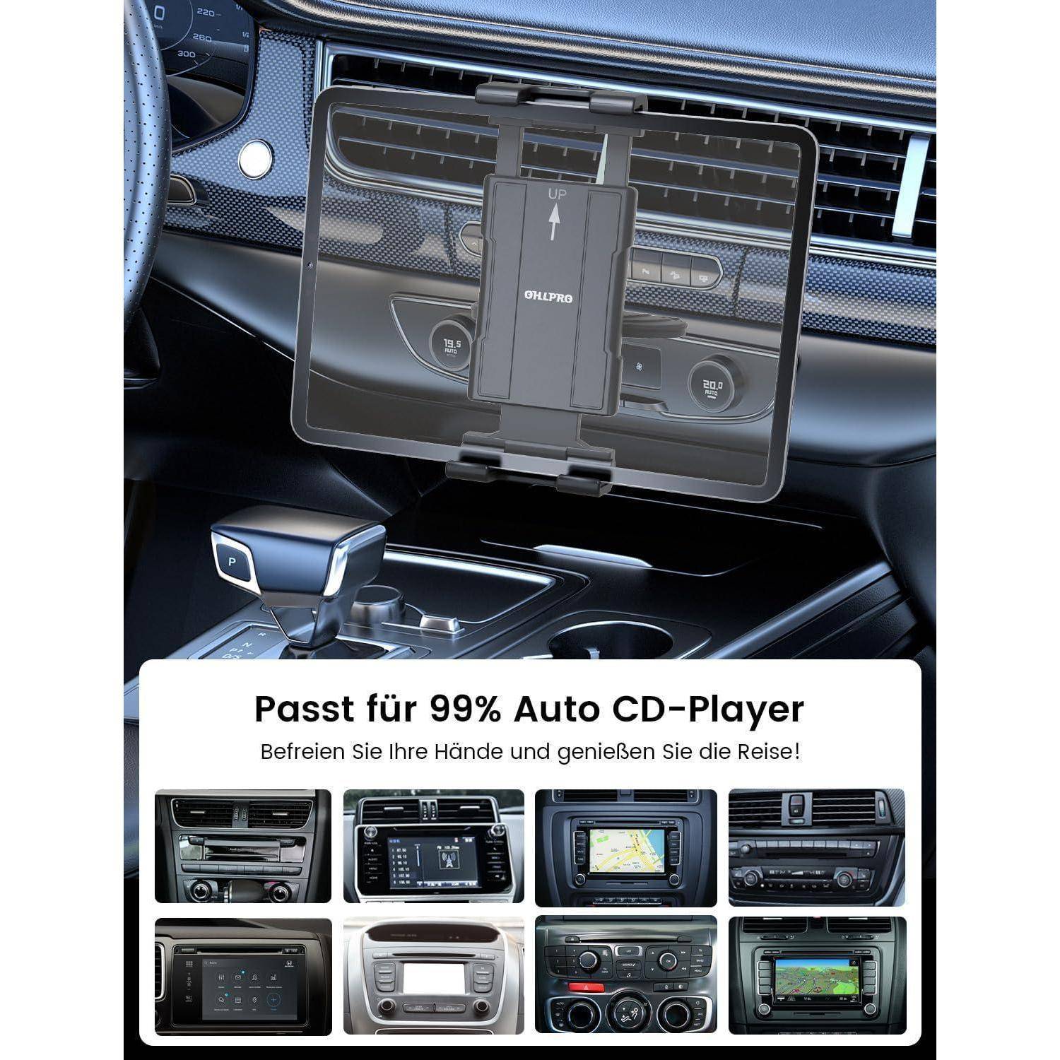 OHLPRO Tablet Halterung Auto CD-Schlitz 5-13 Zoll 360° drehbar
