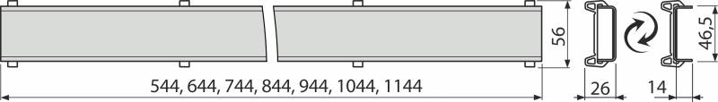 Ein grauer Banner oder Interface-Streifen mit schwachem Text und vertikalen Zierlinien, der größtenteils leer wirkt und niedrigen Kontrast aufweist.