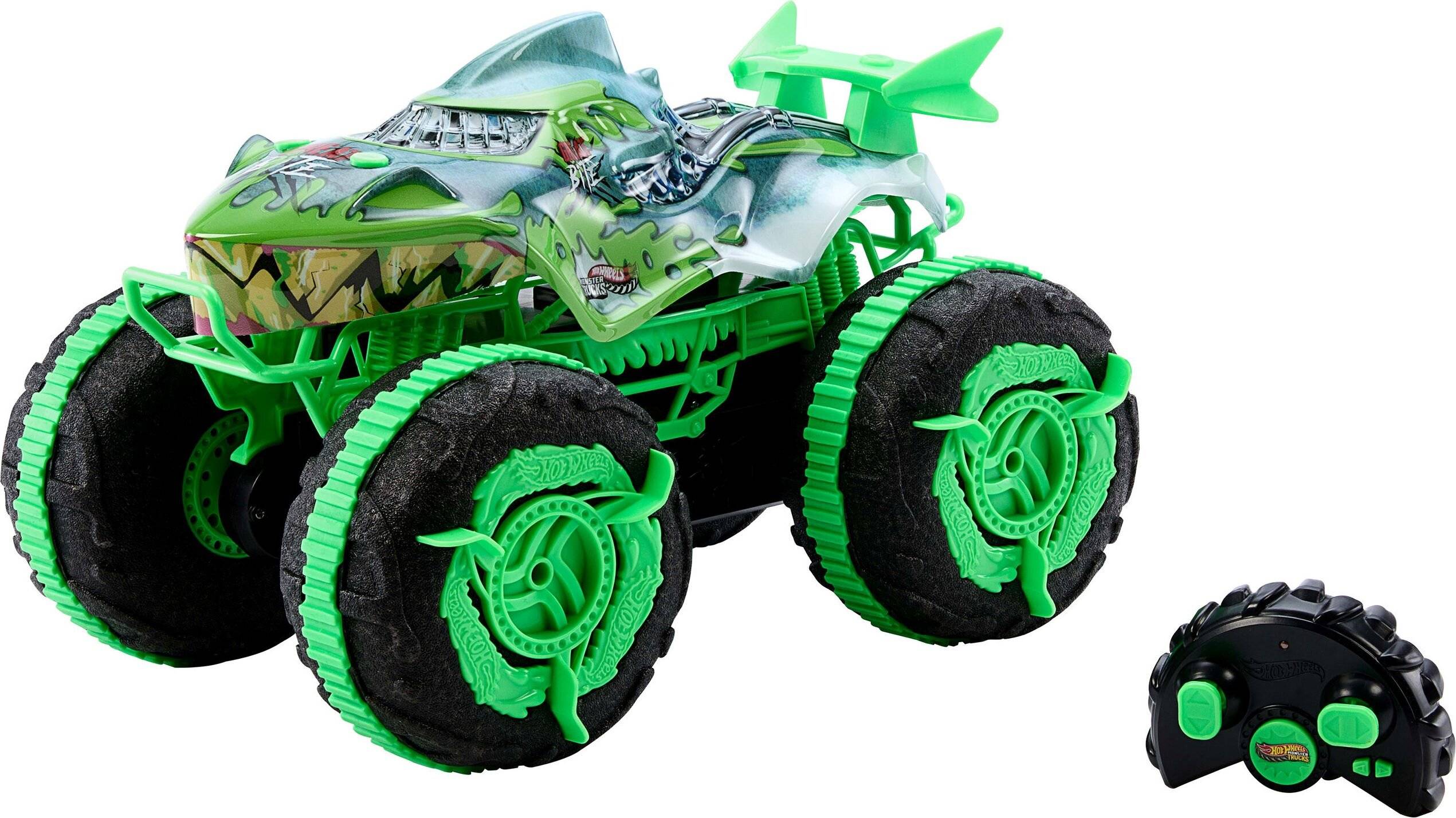 Hot Wheels Monster Trucks R/C 1:15 All-Terrain Mutant Great Bite