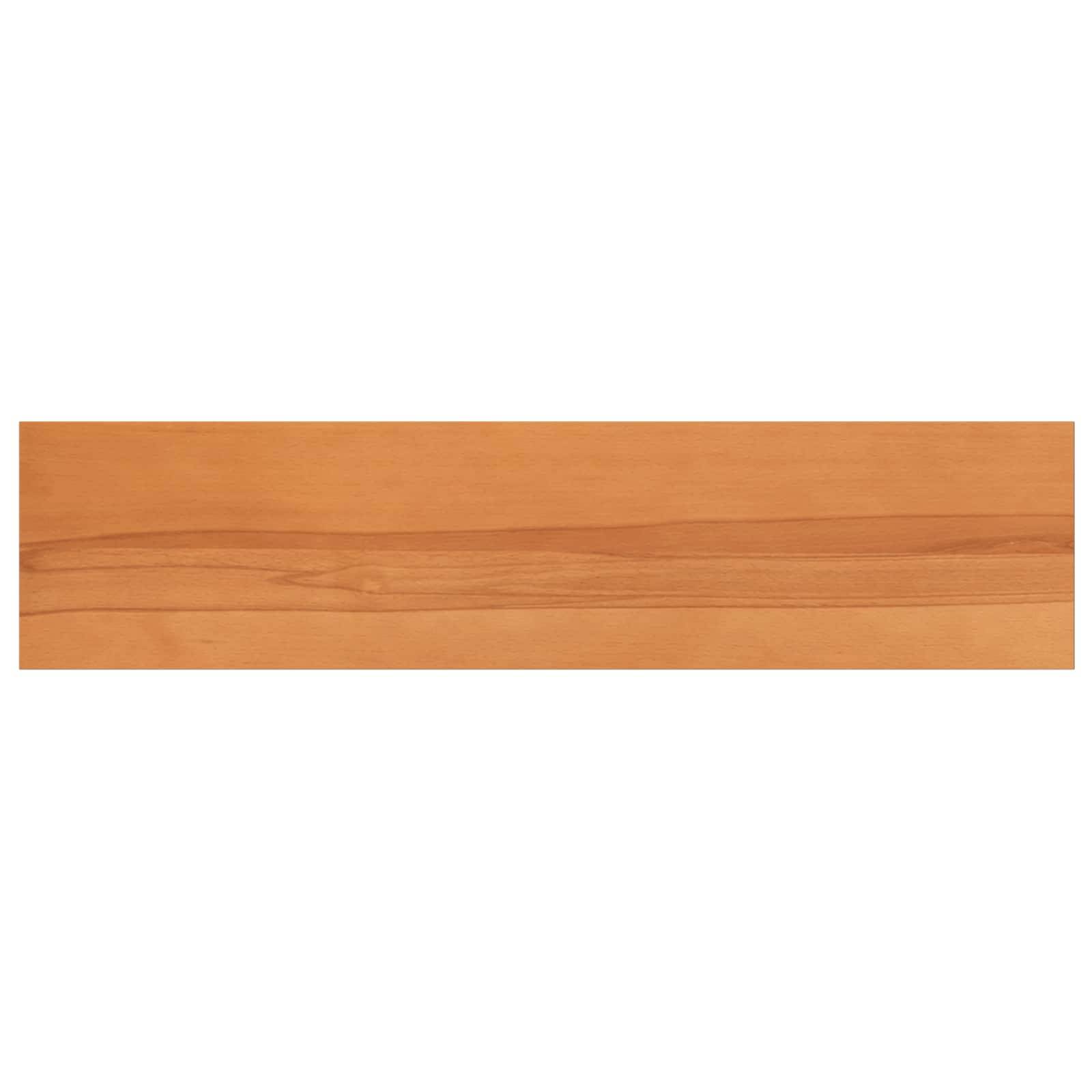 Ein horizontales Band aus hellem Holzmaserung auf weißem Hintergrund.