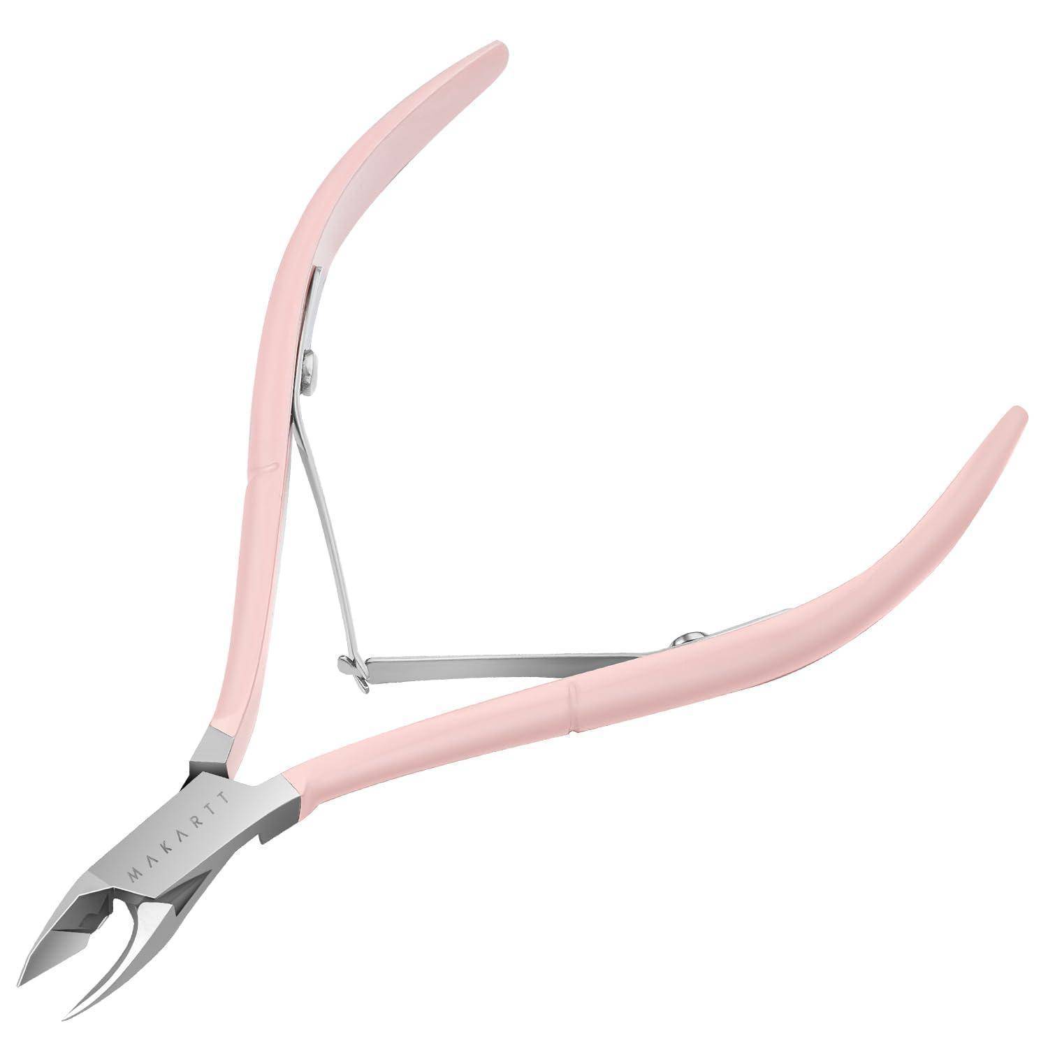Nagelhautzange Edelstahl Rosa Adlerkopf-Klingen Doppelfeder
