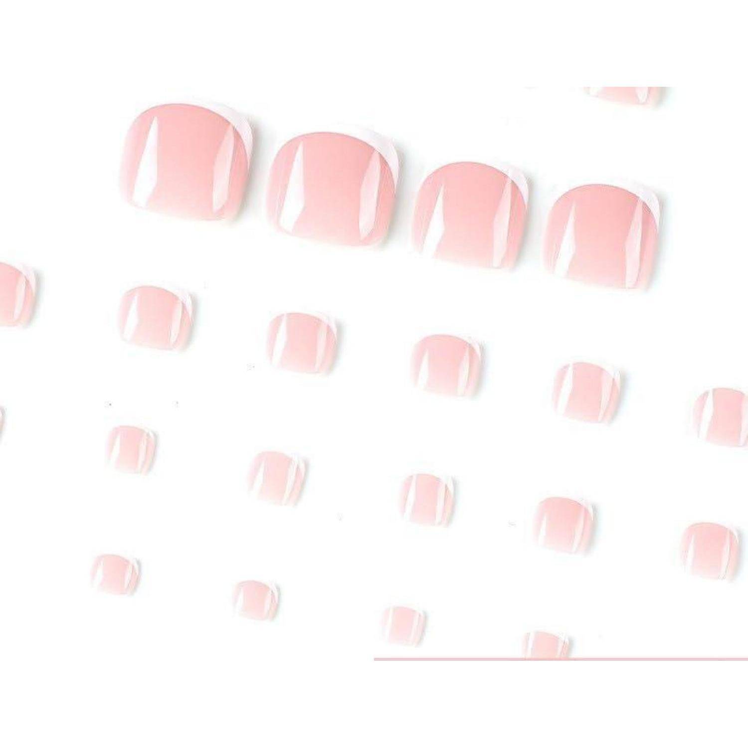 Abstraktes Muster von glänzenden rosa-weißen abgerundeten Quadraten, die auf weißem Hintergrund verstreut sind.