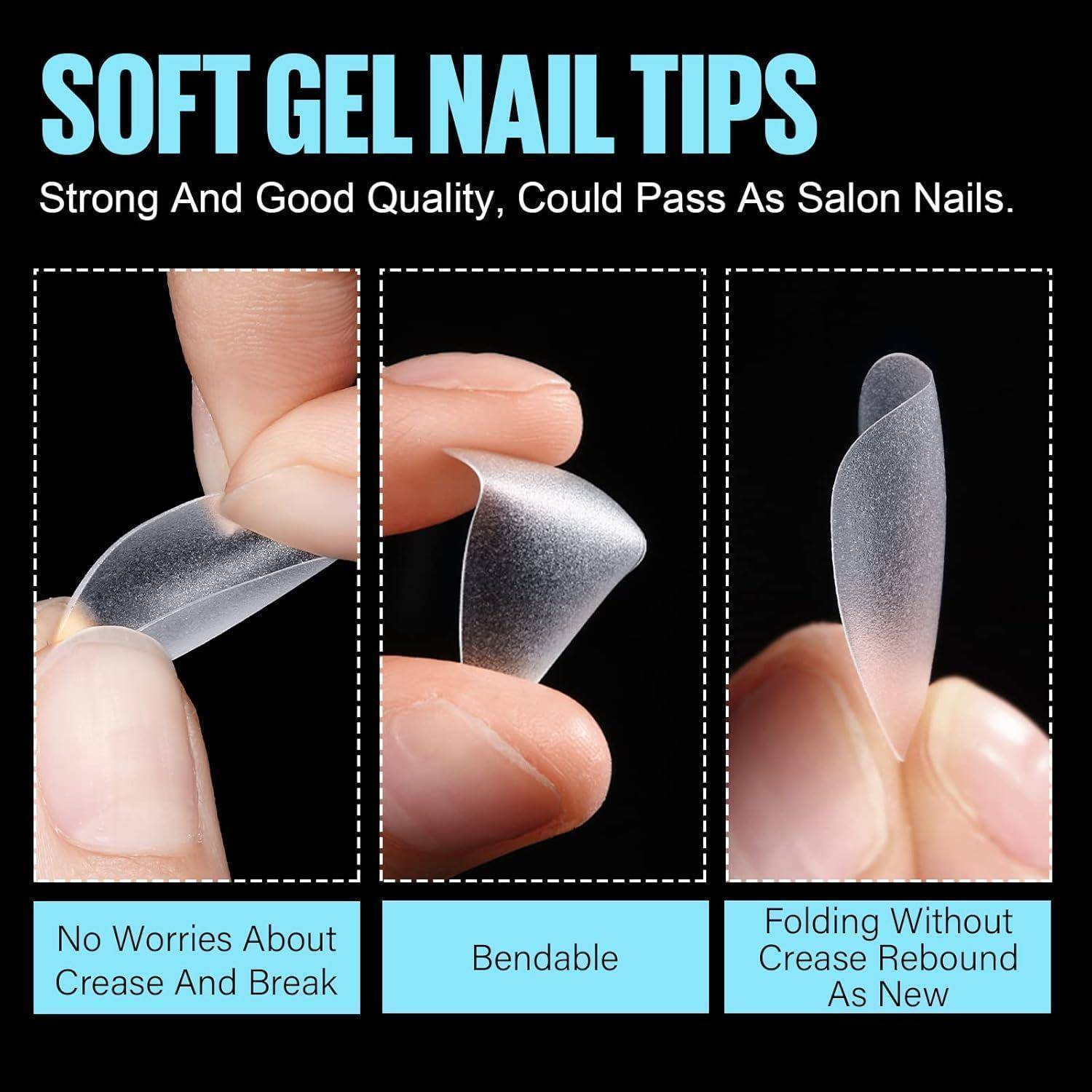 Werbegrafik für „SOFT GEL NAGELTIPS