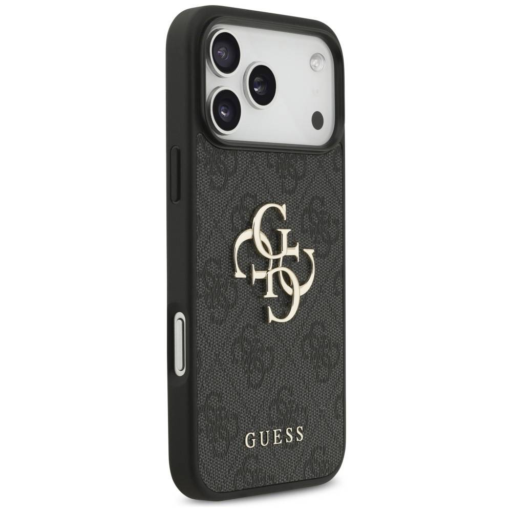 Guess Big Logo Hülle iPhone 18 Pro Max Schutzhülle Case grau
