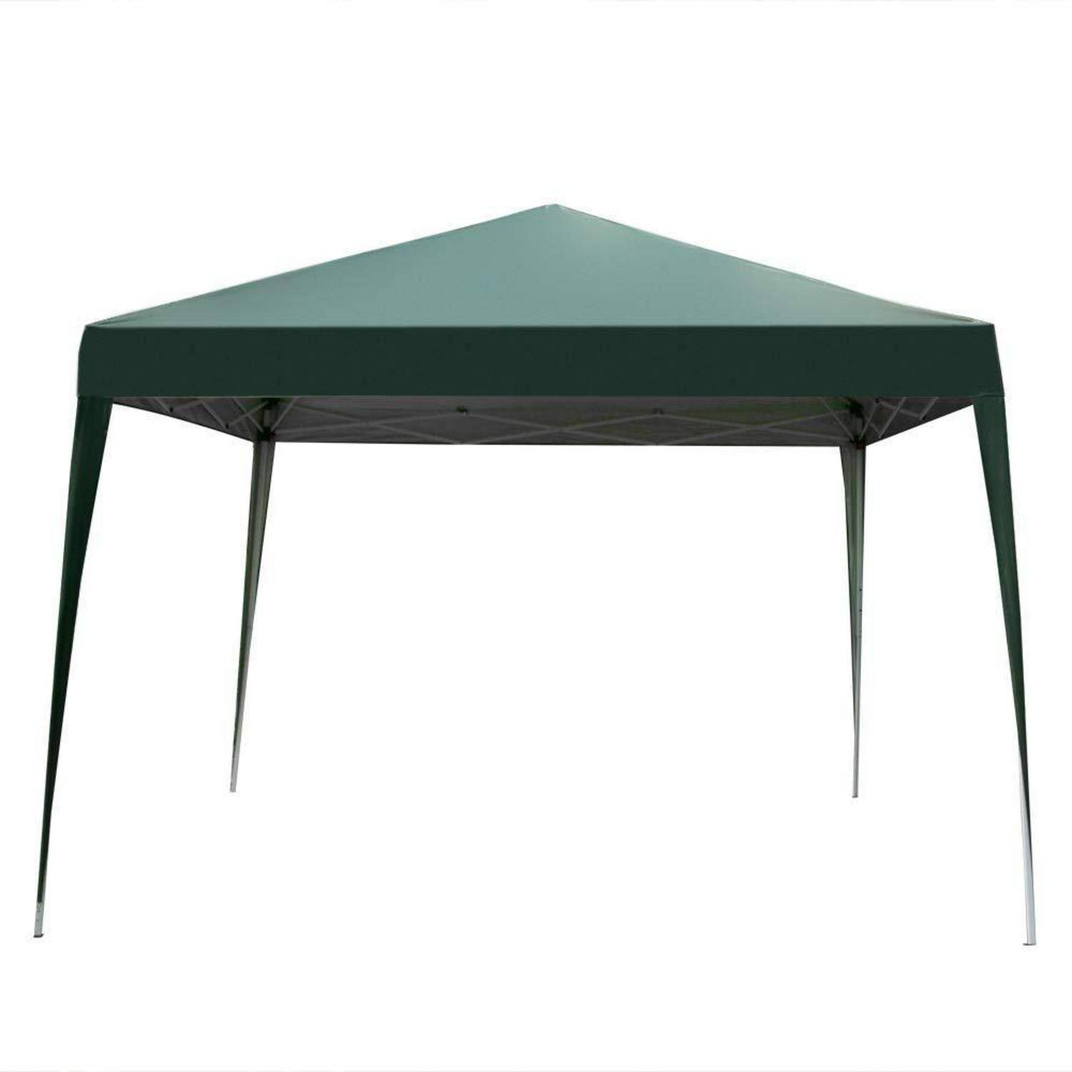 Bonnlo Pop-up Pavillon 3x3m Grün, faltbar, wasserdicht, höhenverstellbar