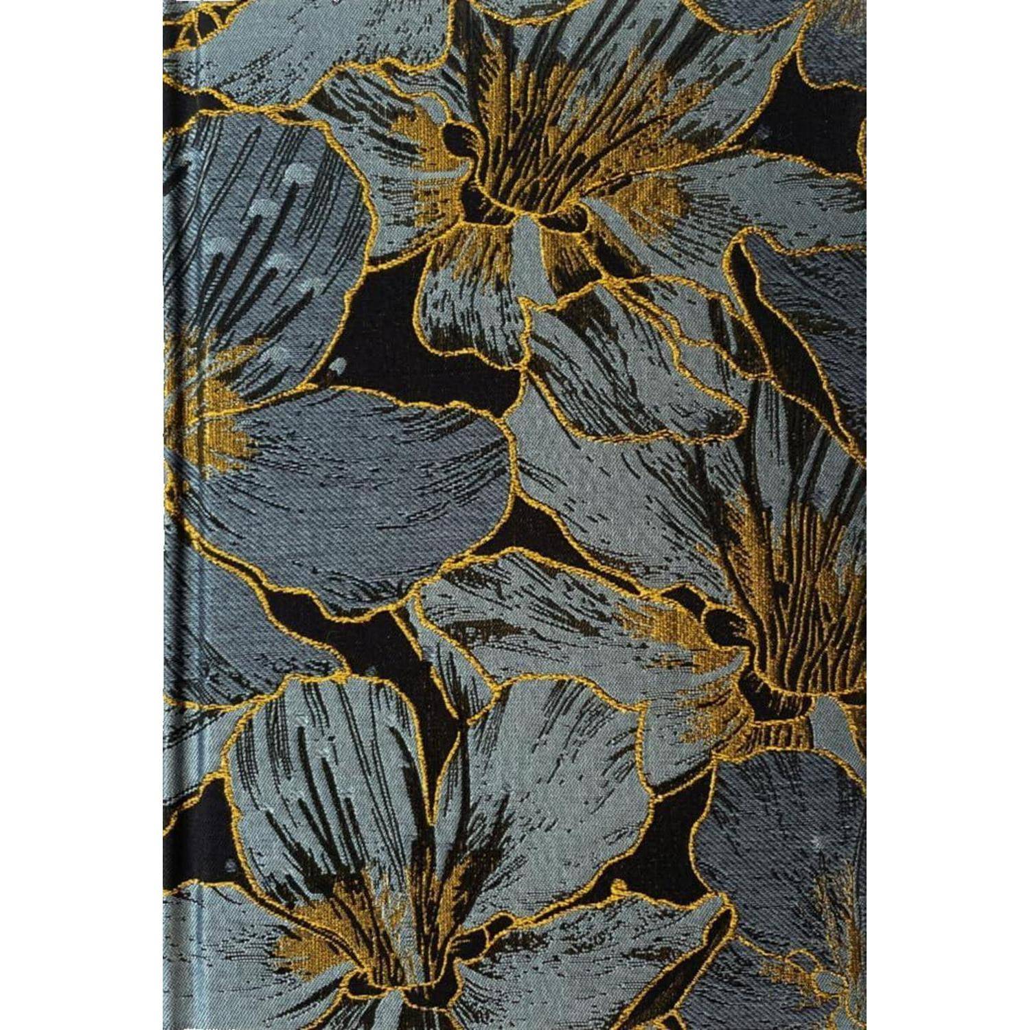 Notizbuch A5 liniert Hardcover Marineblau Peony Navy