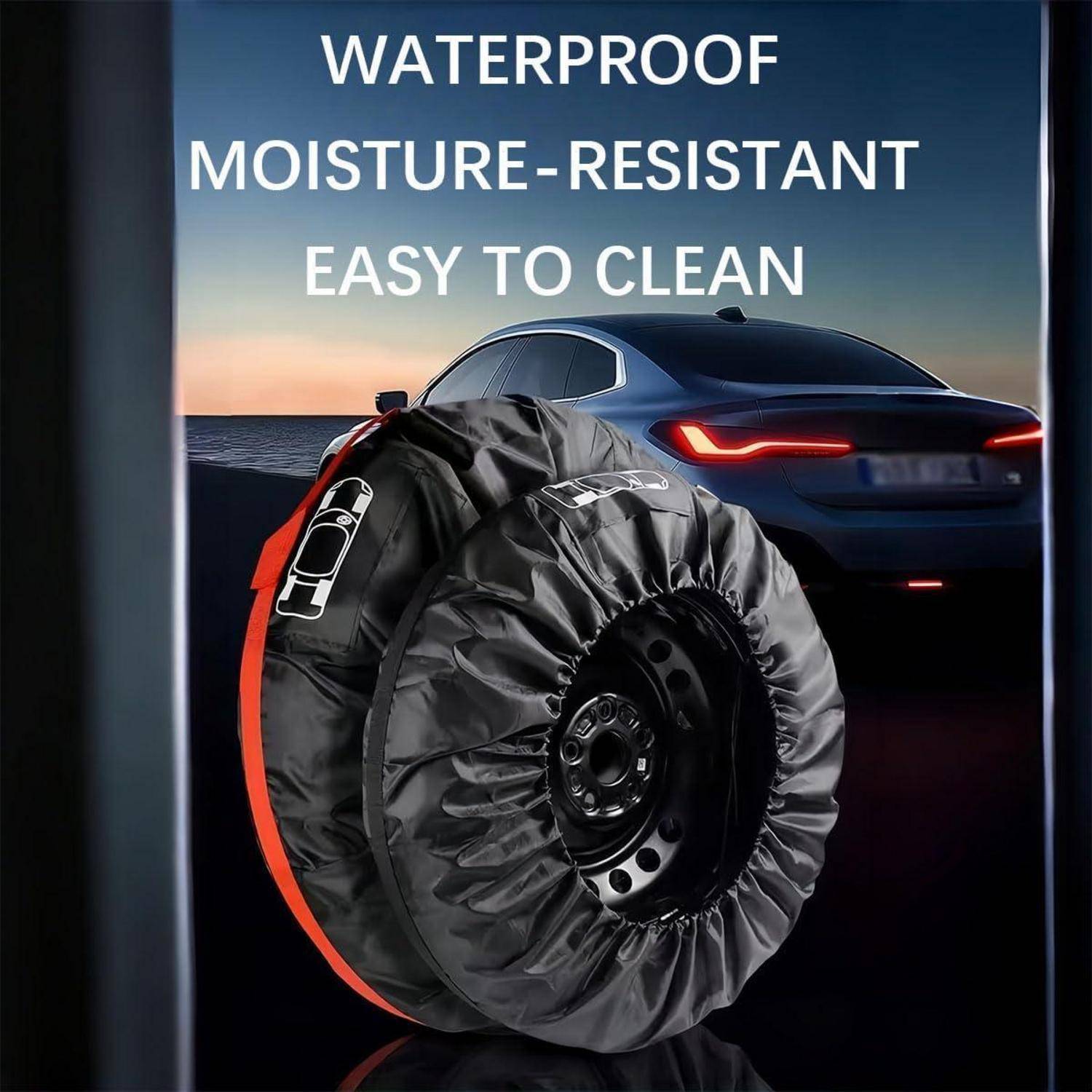 HuangJingYu Reifentaschen 5er Set 19-23 Zoll Universal Wasserdicht Staubdicht