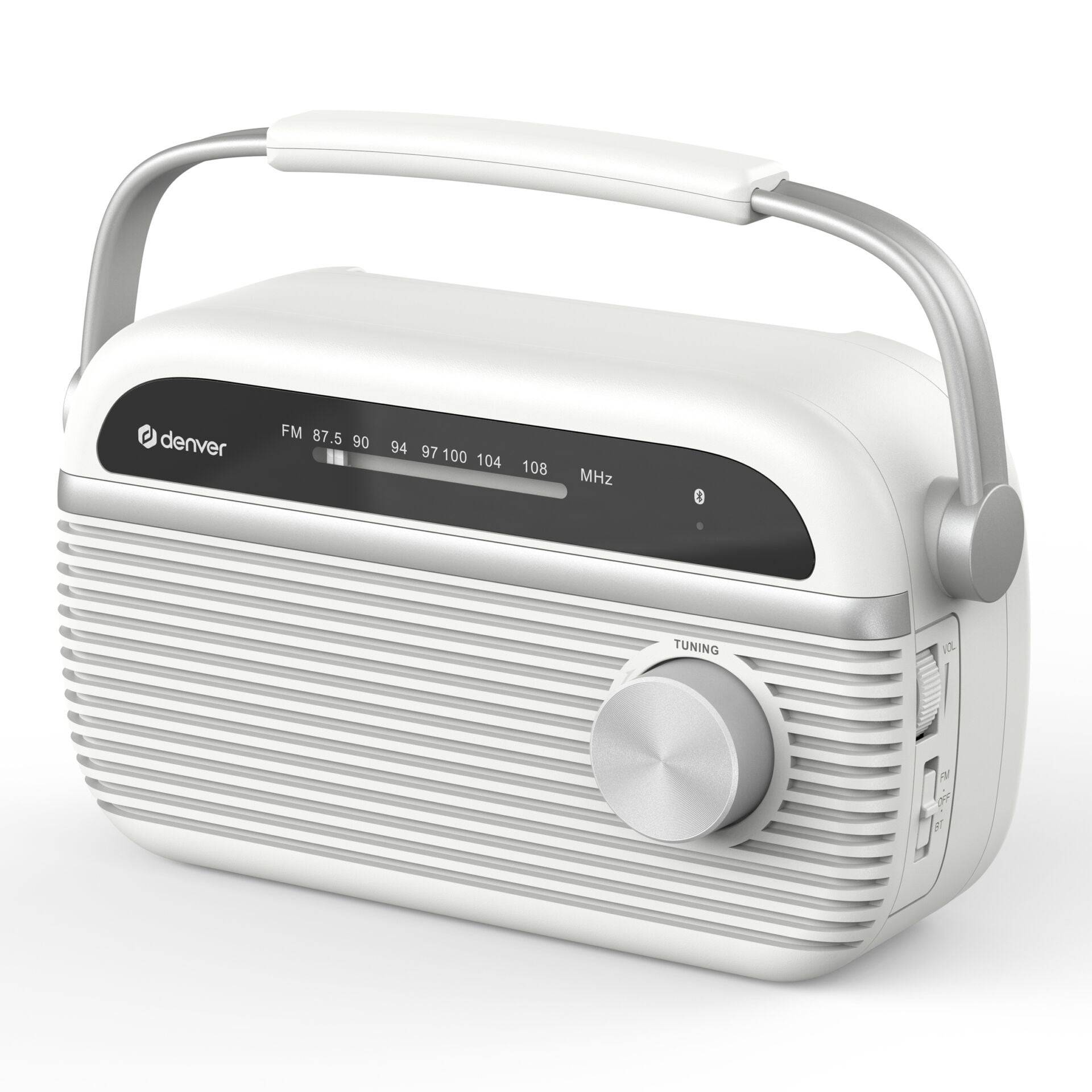 Denver TRB-67W Radio weiß