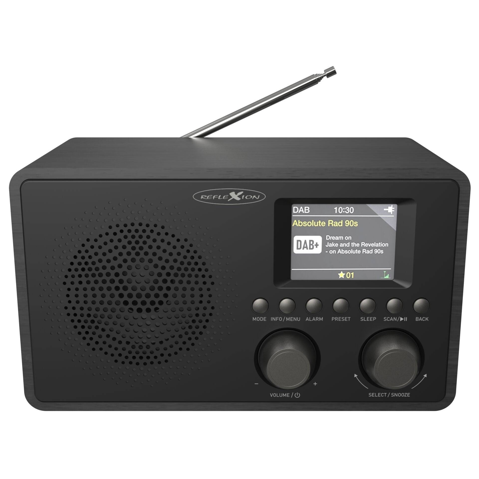 Reflexion HRA1824DAB+ DAB+ Radio schwarz