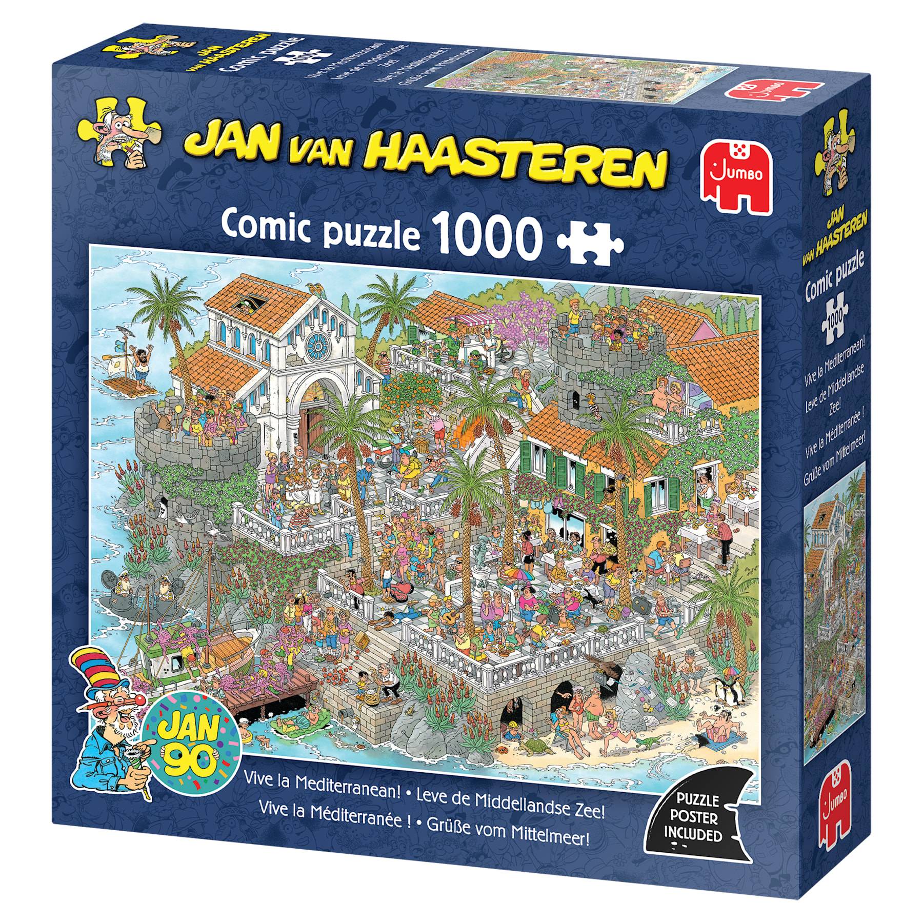 Jan van Haasteren - Grüße vom Mittelmeer! 1000 Teile Puzzle