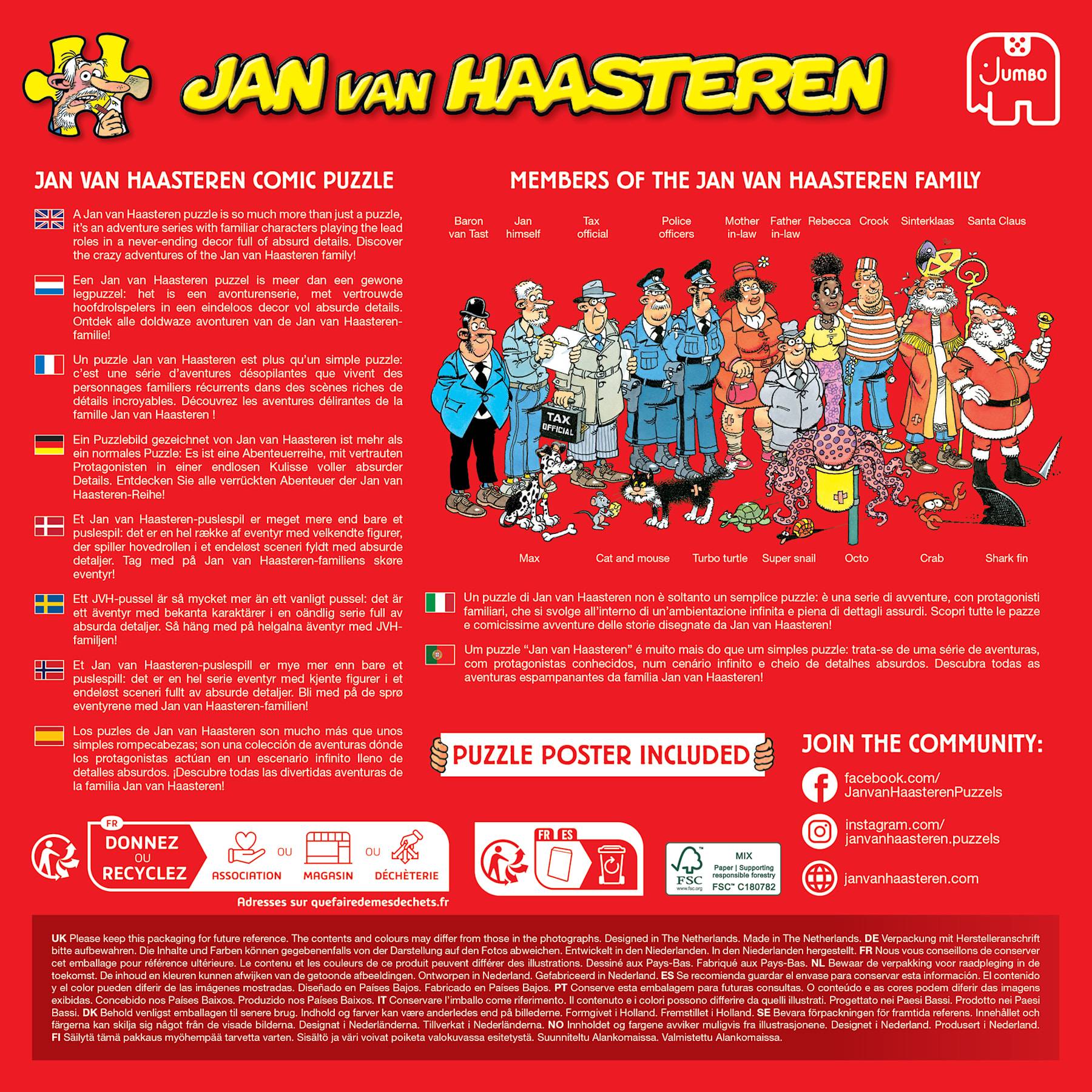 Jan van Haasteren - Grüße vom Mittelmeer! 1000 Teile Puzzle