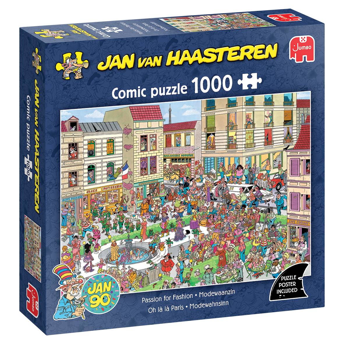 Schachtel des „Jan van Haasteren Comic Puzzle 1000