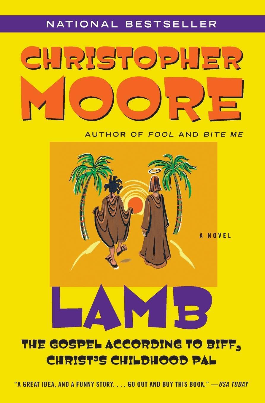 Buchcover für Christopher Moores „Lamb: Das Evangelium nach Biff, dem Kindheitsfreund von Christus