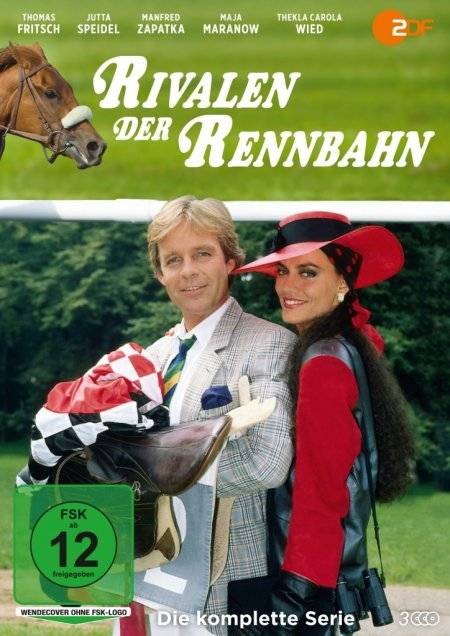 Plakat für die Fernsehserie „Rivalen der Rennbahn