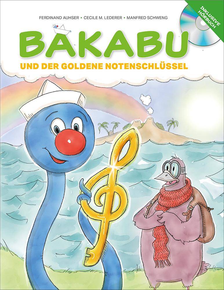 Buchcover für „BAKABU und der goldene Notenschlüssel