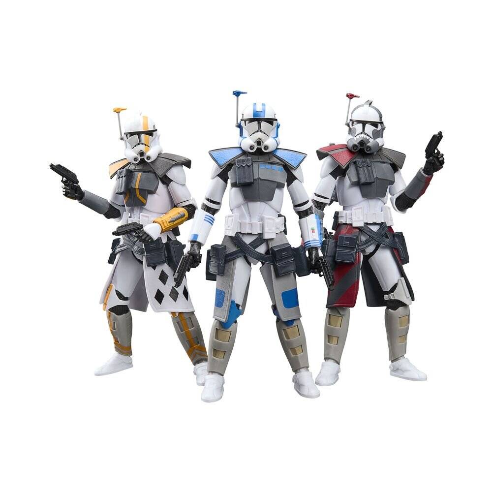Star Wars The Black Series Star Wars: The Clone Wars Set mit 3 Figuren, 15 cm