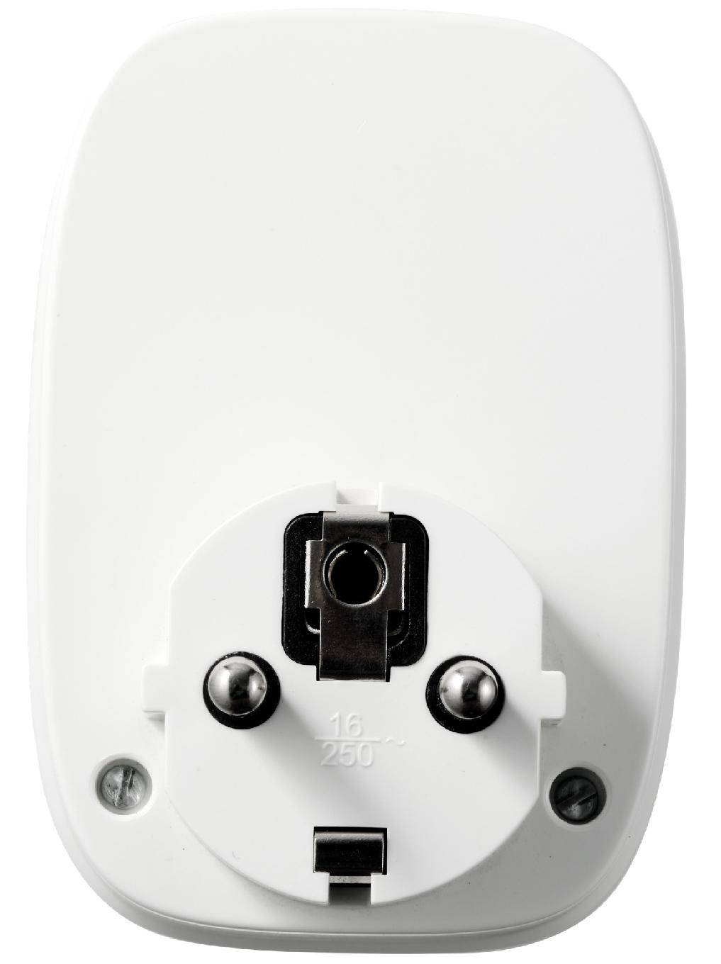 McPower Zwischenstecker, Schutzkontakt, 1x USB-A, 1x USB-C, Power Delivery 20 W, IP20, 3680 W, 16 A